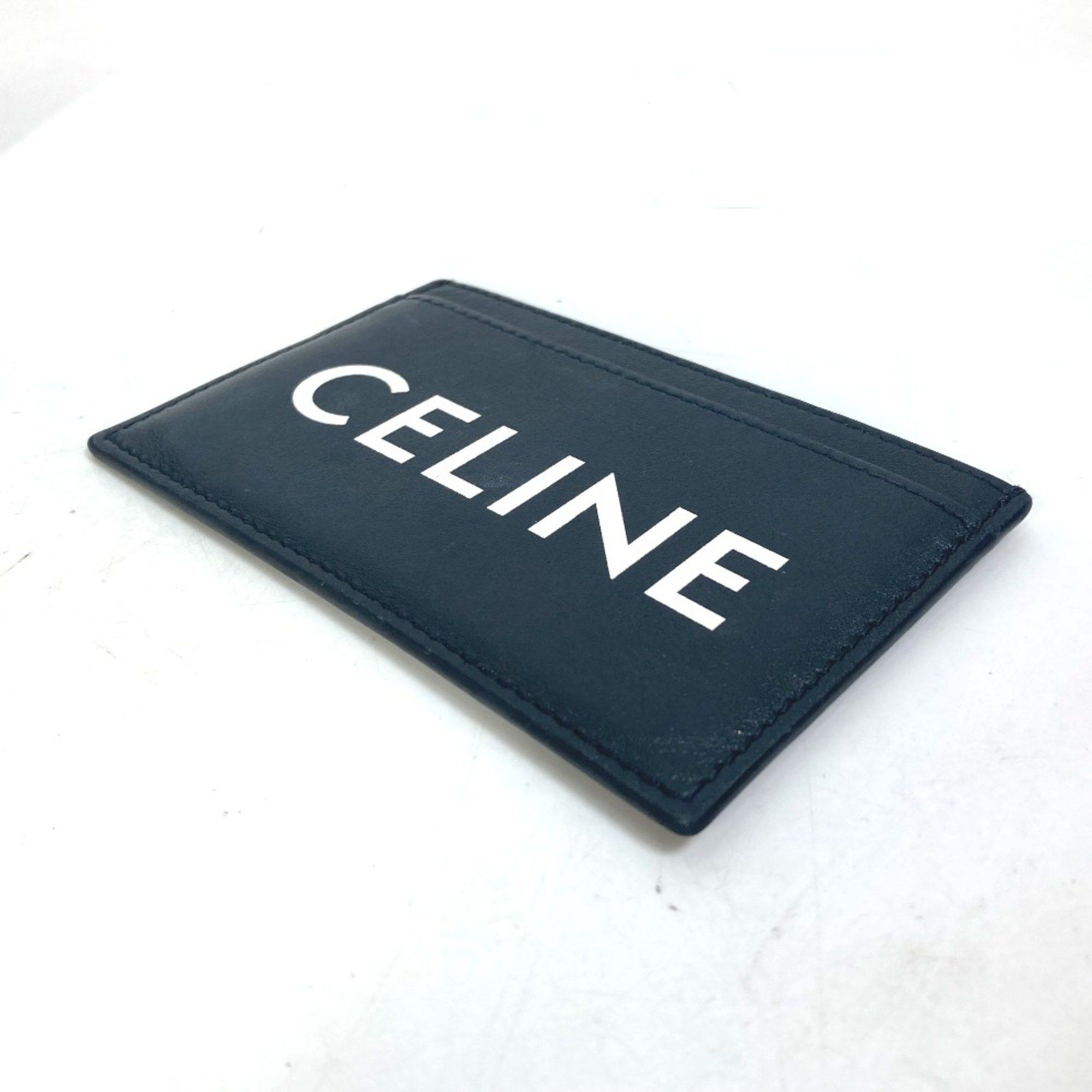 Celine CELINE Card holder Pass Case Card Case Card Case Black White Size ONE SIZE - 9 Thumbnail