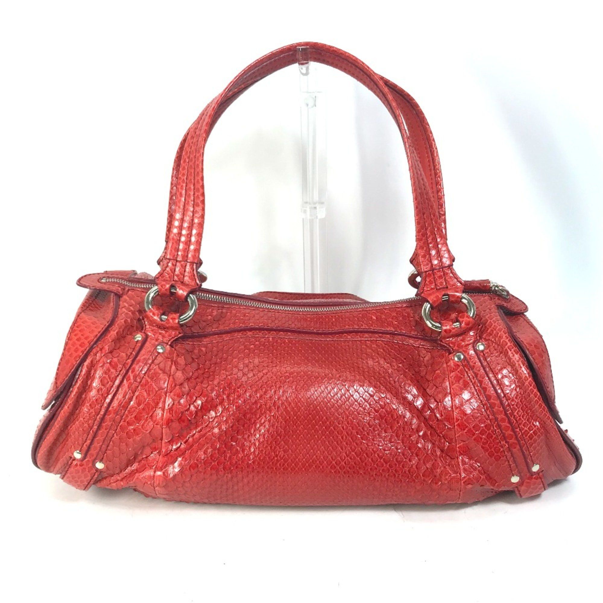 Celine CELINE vintage Shoulder Bag Shoulder Bag Duffle Bag Red Size ONE SIZE - 2 Thumbnail