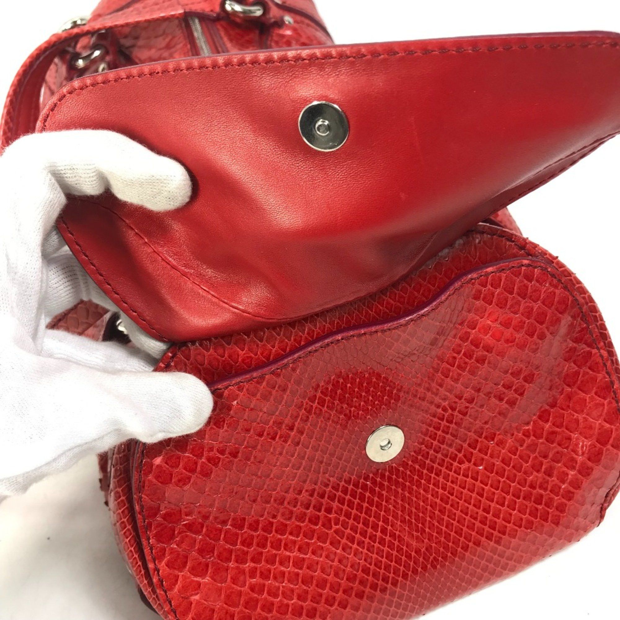 Celine CELINE vintage Shoulder Bag Shoulder Bag Duffle Bag Red Size ONE SIZE - 13 Thumbnail