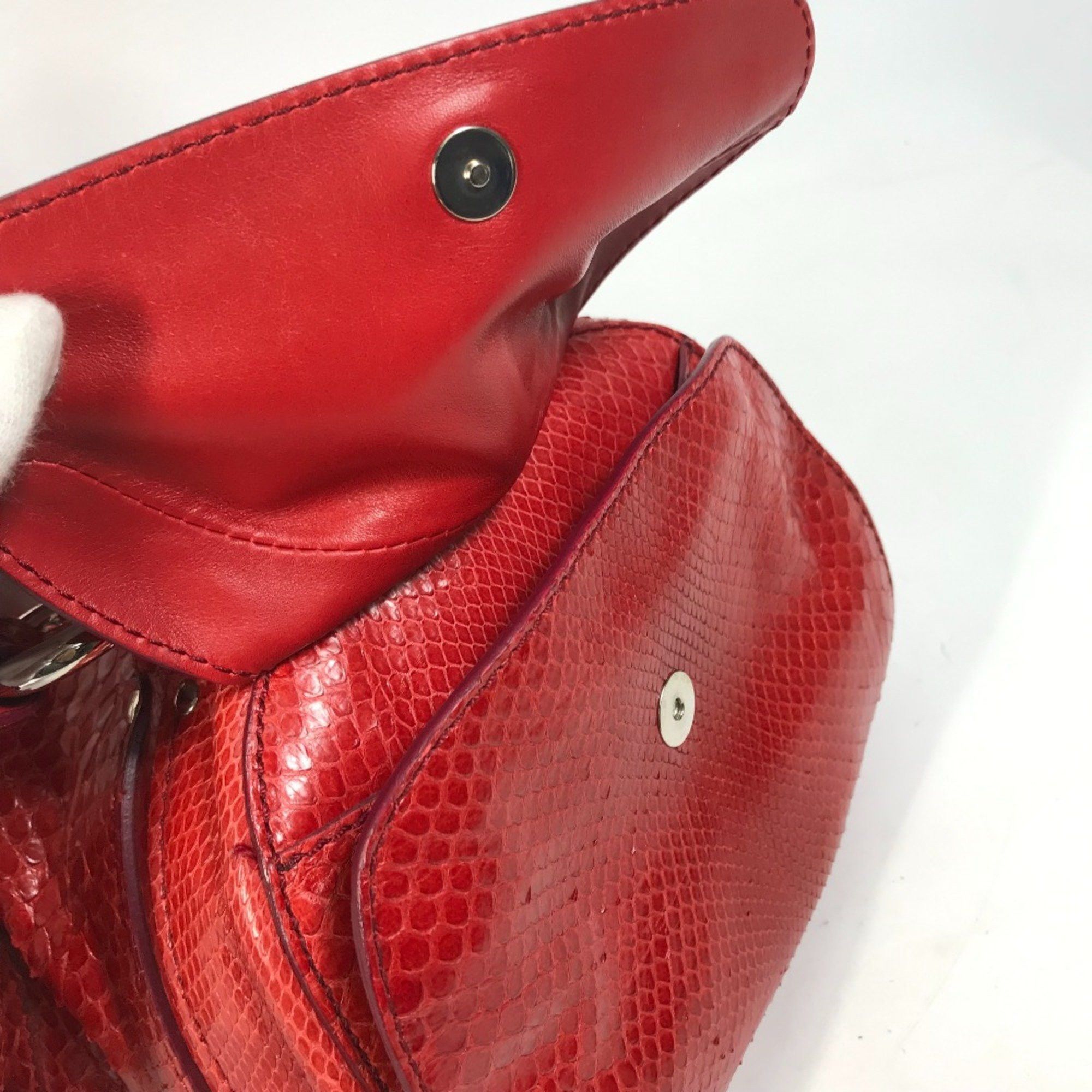 Celine CELINE vintage Shoulder Bag Shoulder Bag Duffle Bag Red Size ONE SIZE - 11 Thumbnail