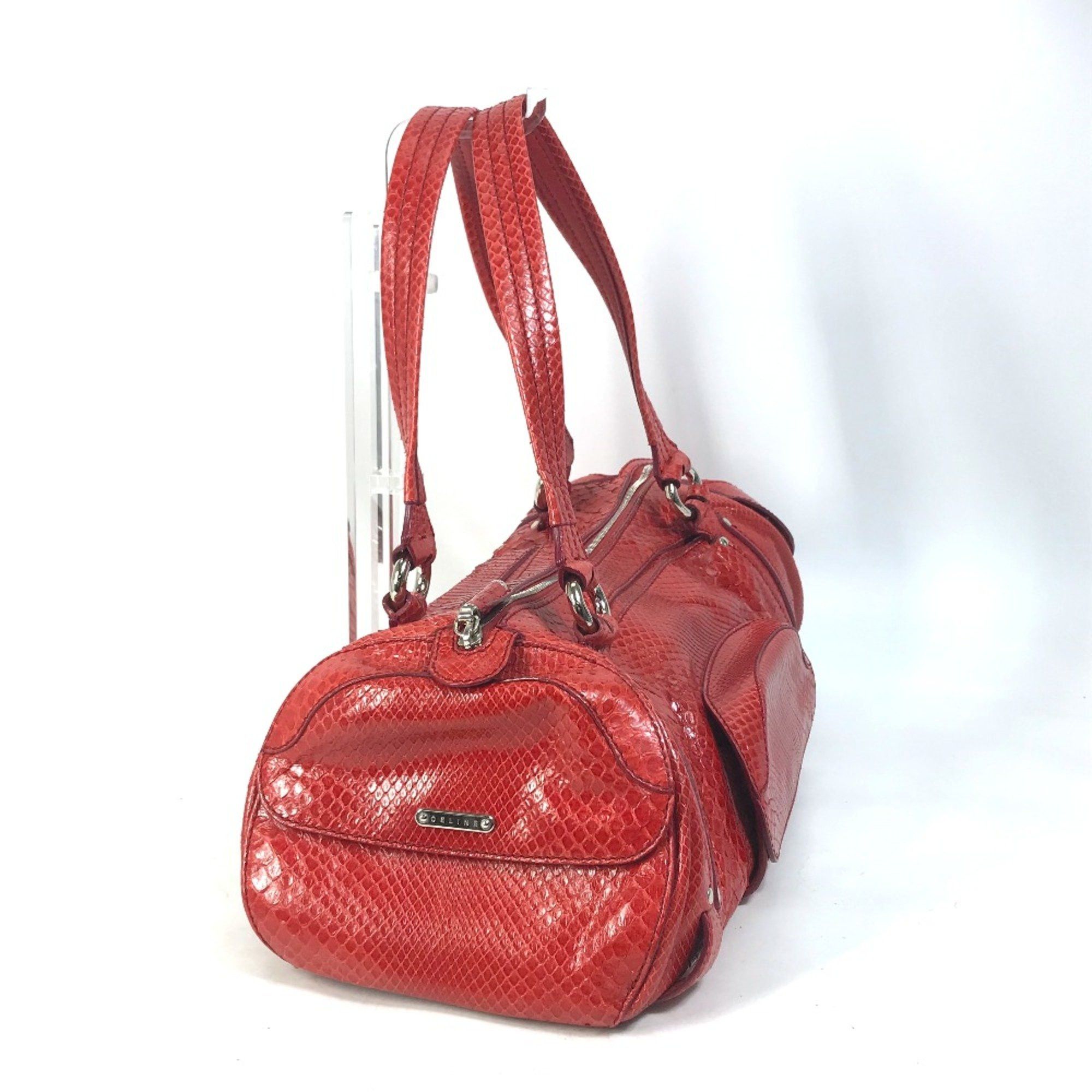 Celine CELINE vintage Shoulder Bag Shoulder Bag Duffle Bag Red Size ONE SIZE - 3 Thumbnail