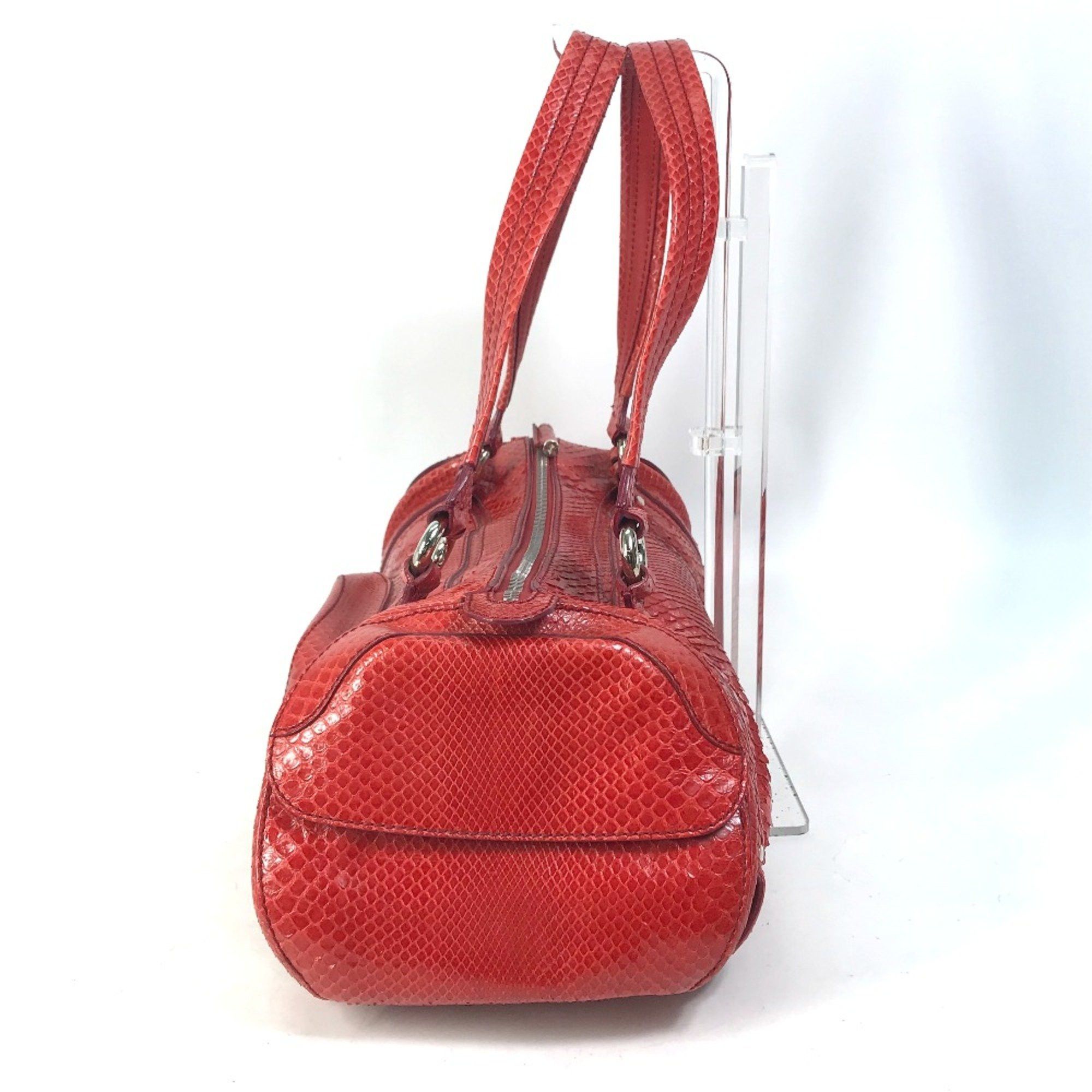Celine CELINE vintage Shoulder Bag Shoulder Bag Duffle Bag Red Size ONE SIZE - 4 Thumbnail
