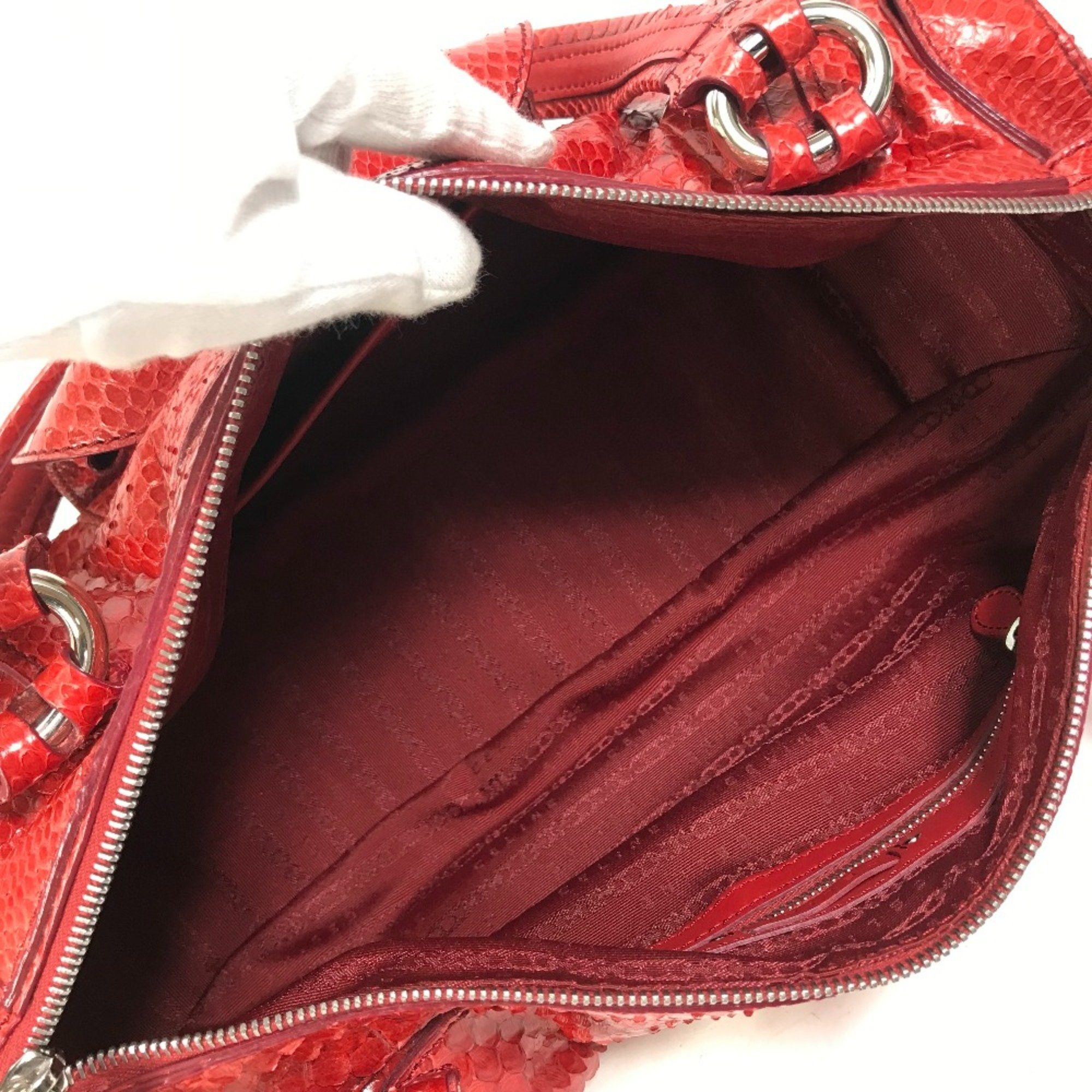 Celine CELINE vintage Shoulder Bag Shoulder Bag Duffle Bag Red Size ONE SIZE - 14 Thumbnail