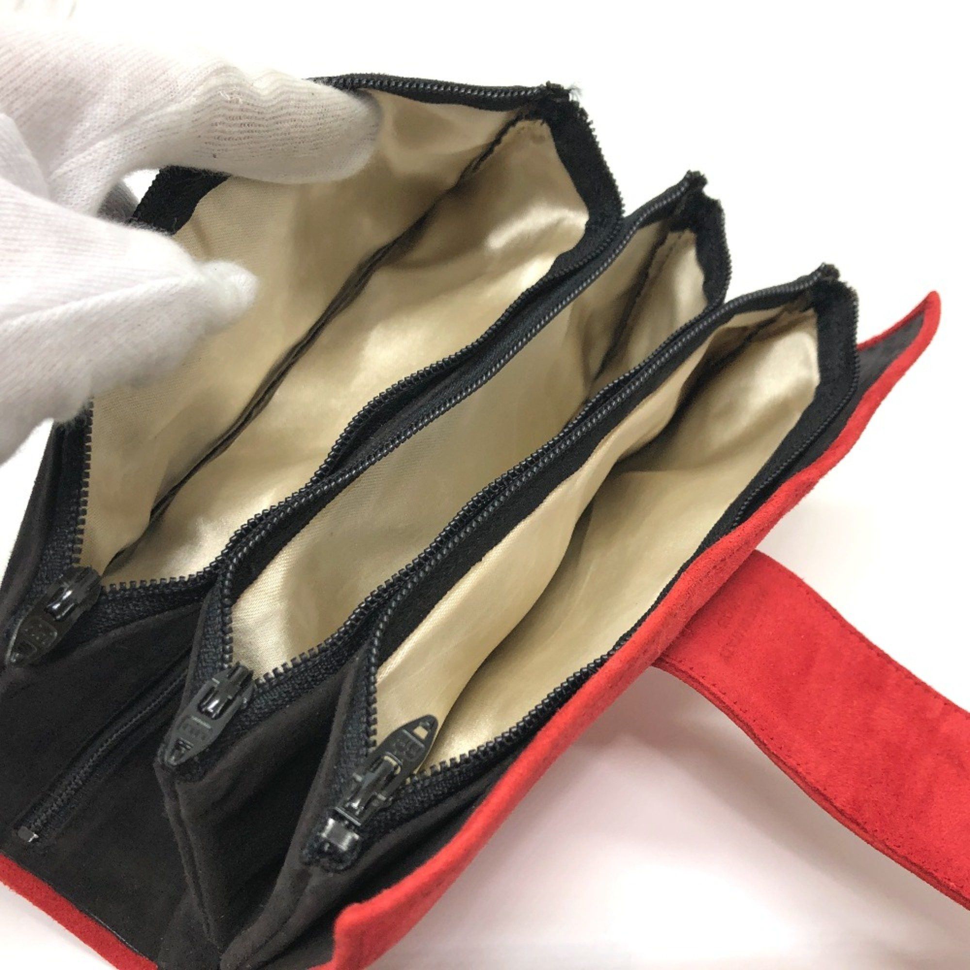 Celine CELINE Jewelry case Bifold Accessory case Red GoldHardware Size ONE SIZE - 10 Thumbnail