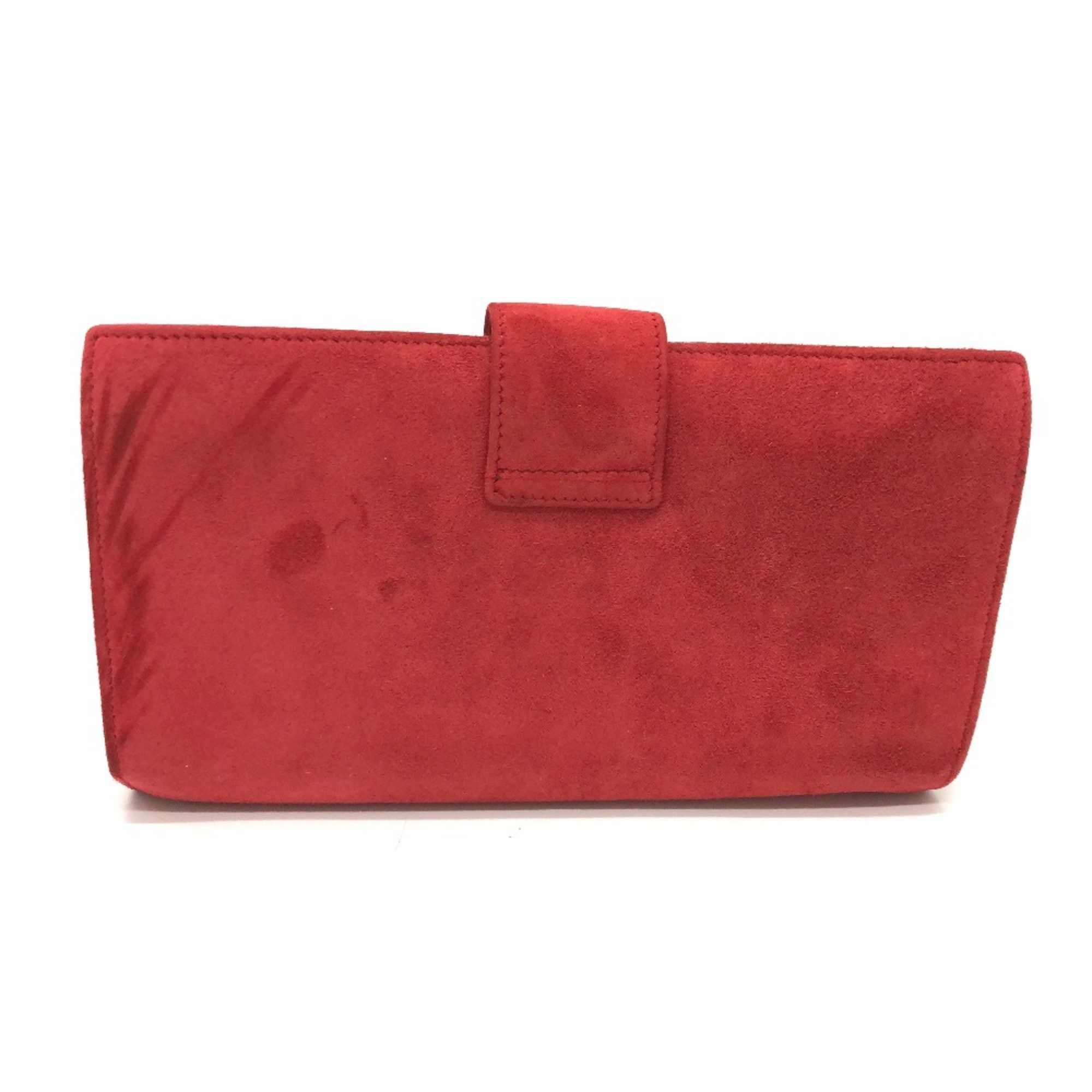 Celine CELINE Jewelry case Bifold Accessory case Red GoldHardware Size ONE SIZE - 2 Thumbnail