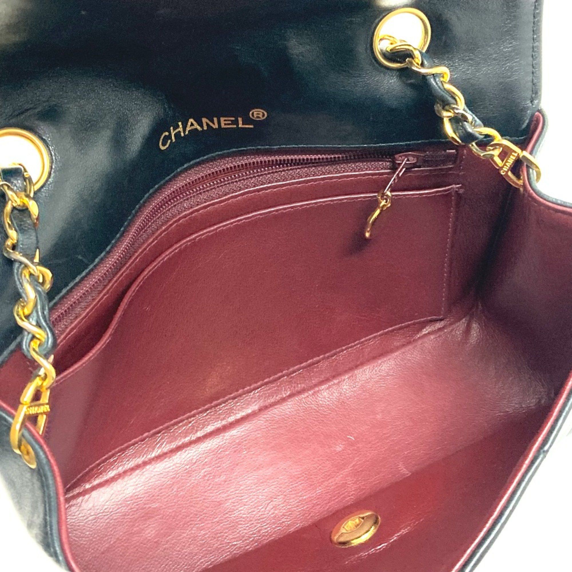 Chanel Chanel CCCC Mark Bag Single Chain Shoulder Bag Black GoldHardware Size ONE SIZE - 9 Thumbnail