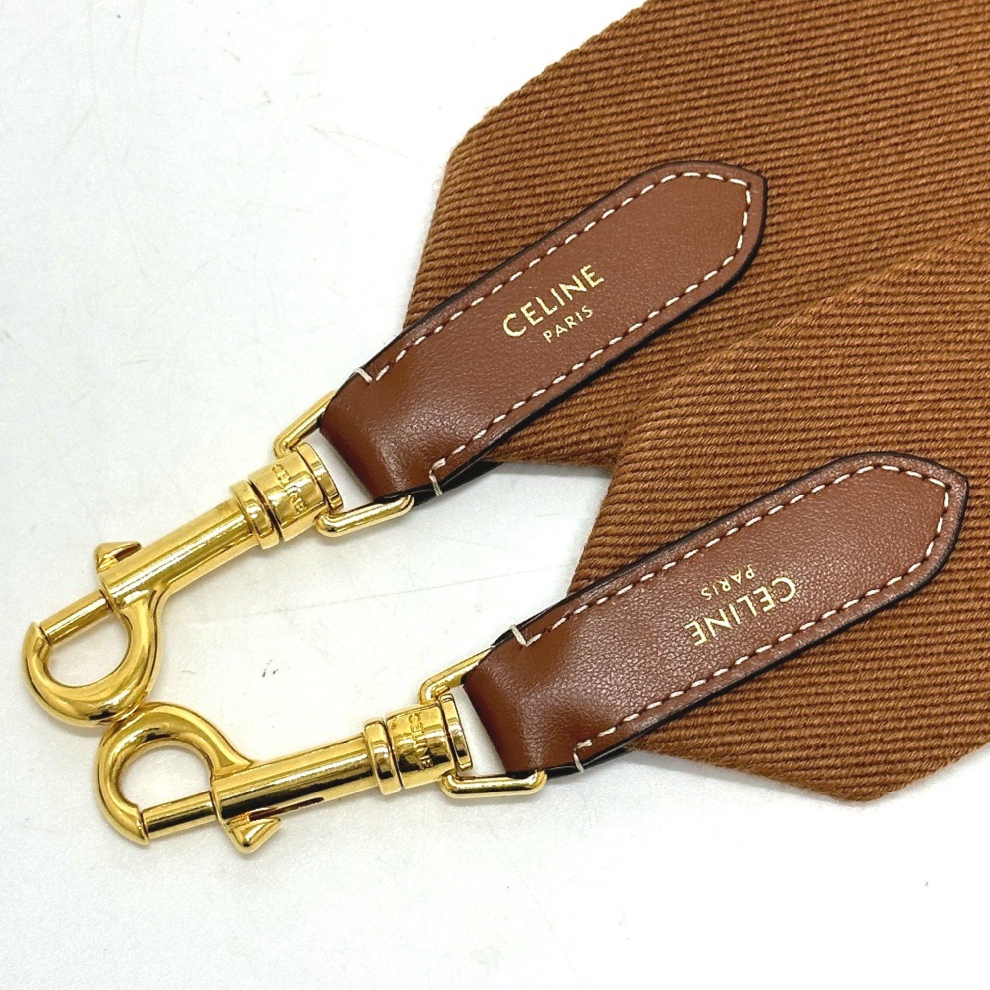 Celine CELINE Bag Shoulder strap Brown White Size ONE SIZE - 3 Thumbnail