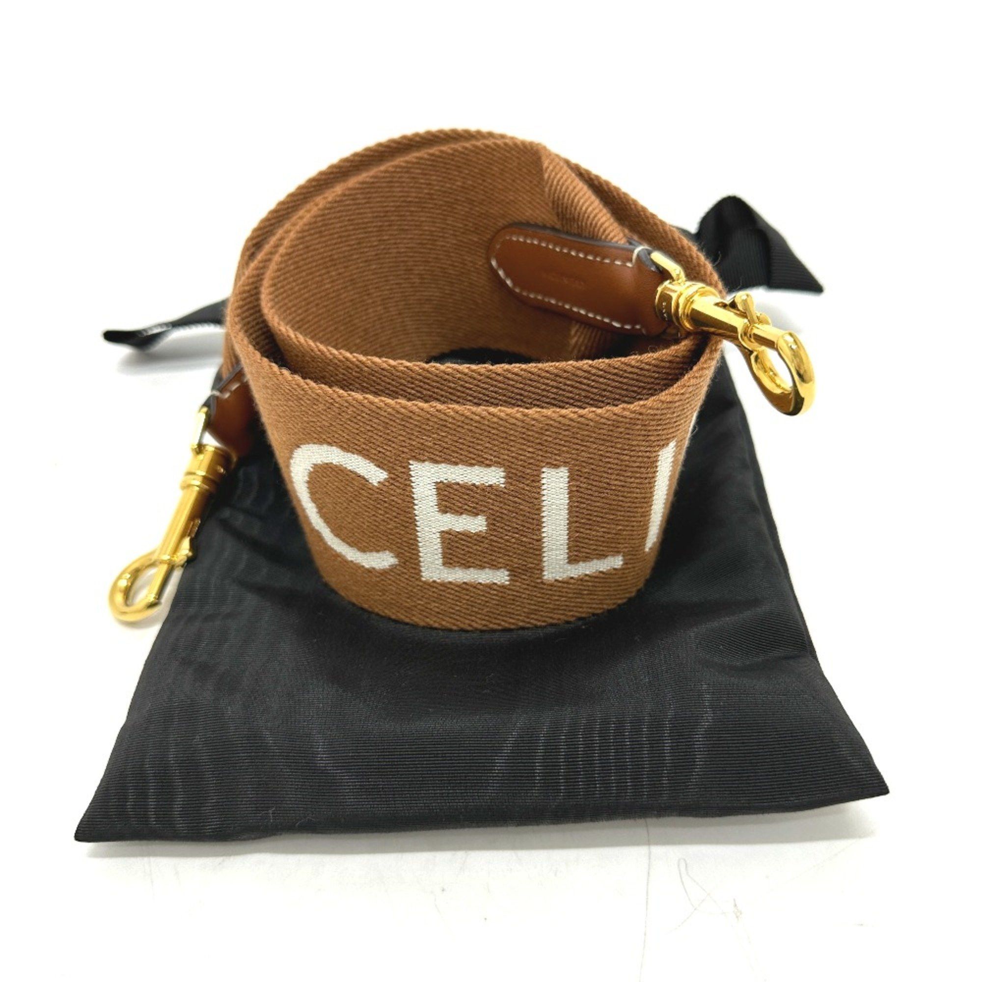 Celine CELINE Bag Shoulder strap Brown White Size ONE SIZE - 7 Thumbnail