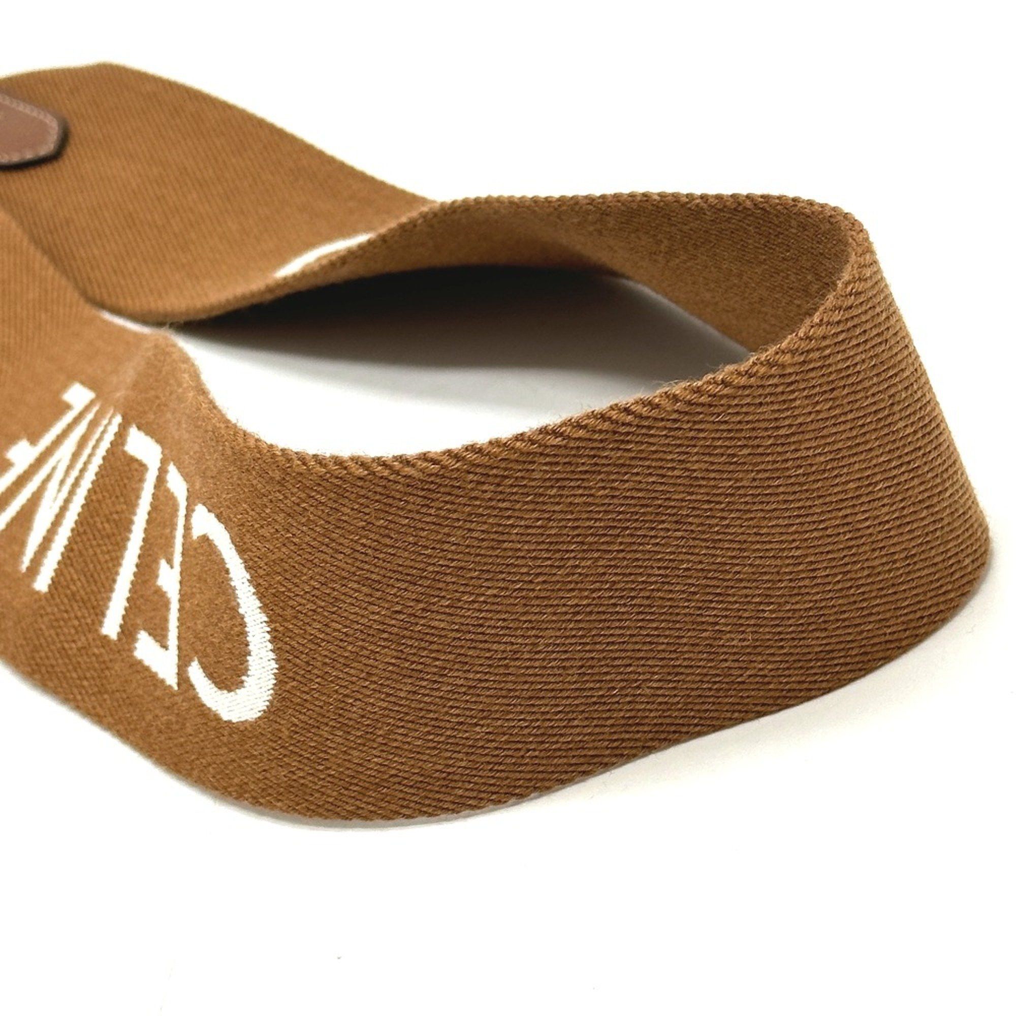 Celine CELINE Bag Shoulder strap Brown White Size ONE SIZE - 5 Thumbnail