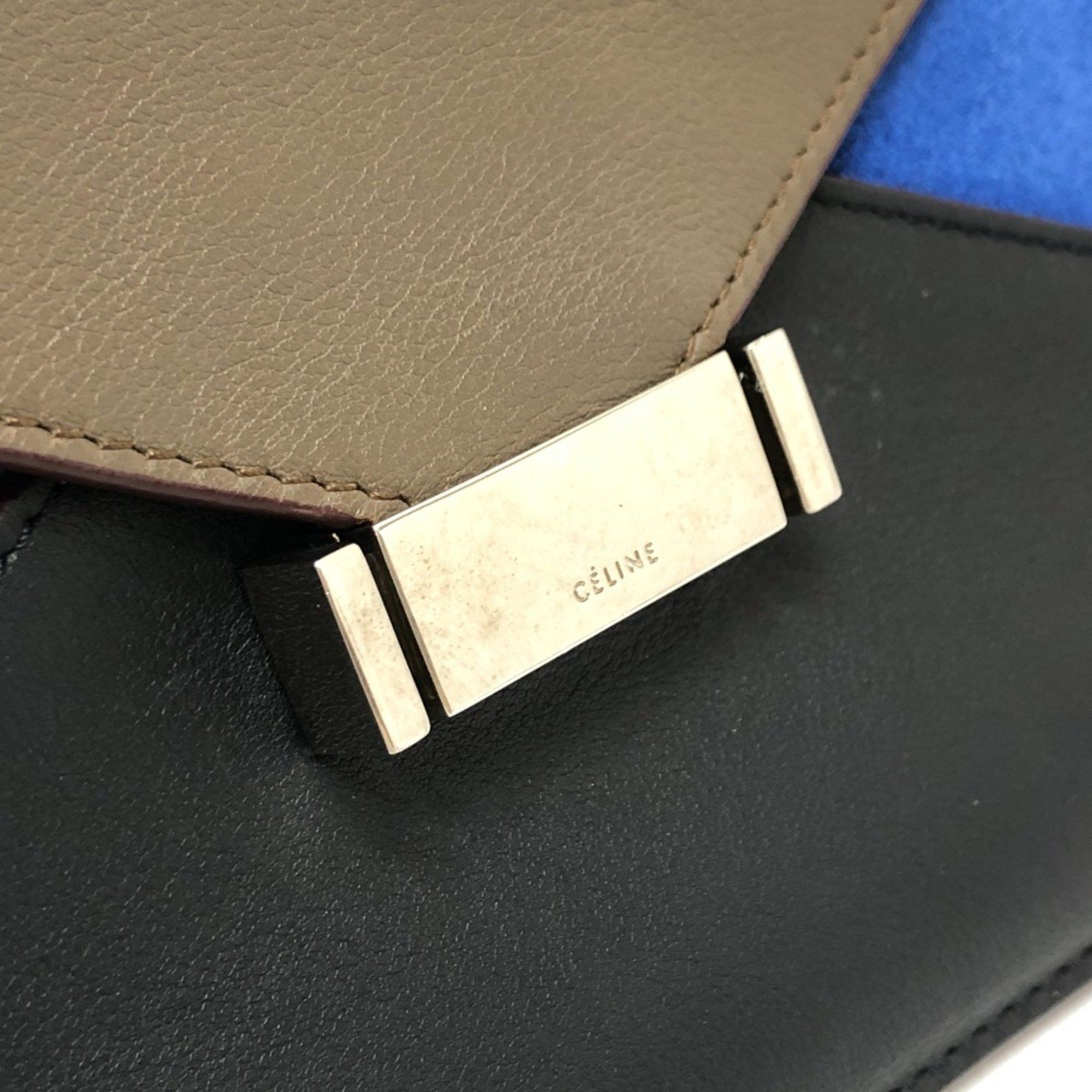 Celine CELINE Crossbody bag Shoulder Bag Brown Black/Blue/SilverHardware Size ONE SIZE - 5 Thumbnail