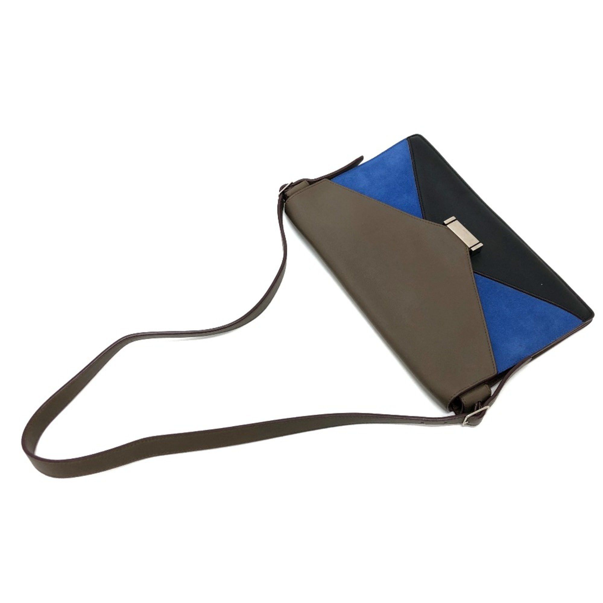 Celine CELINE Crossbody bag Shoulder Bag Brown Black/Blue/SilverHardware Size ONE SIZE - 2 Thumbnail