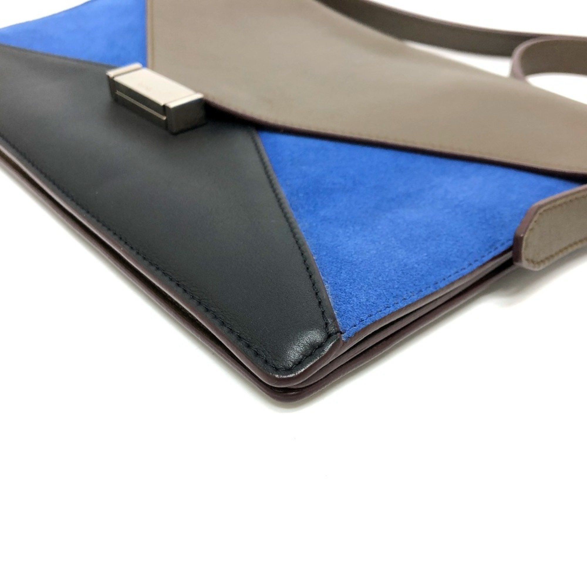Celine CELINE Crossbody bag Shoulder Bag Brown Black/Blue/SilverHardware Size ONE SIZE - 4 Thumbnail