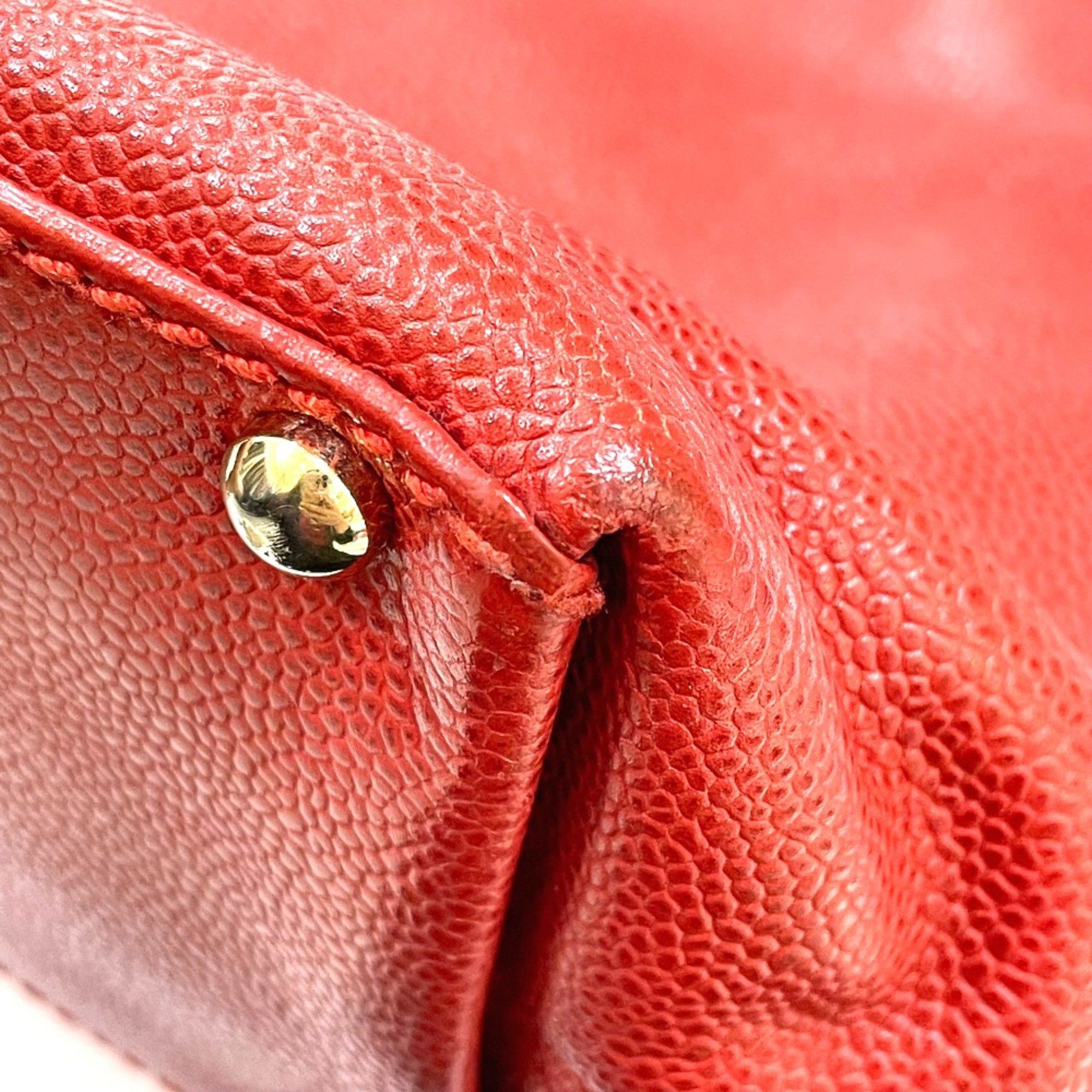 Chanel Chanel CC Mark bag vintage Tote Bag Red Size ONE SIZE - 10 Thumbnail