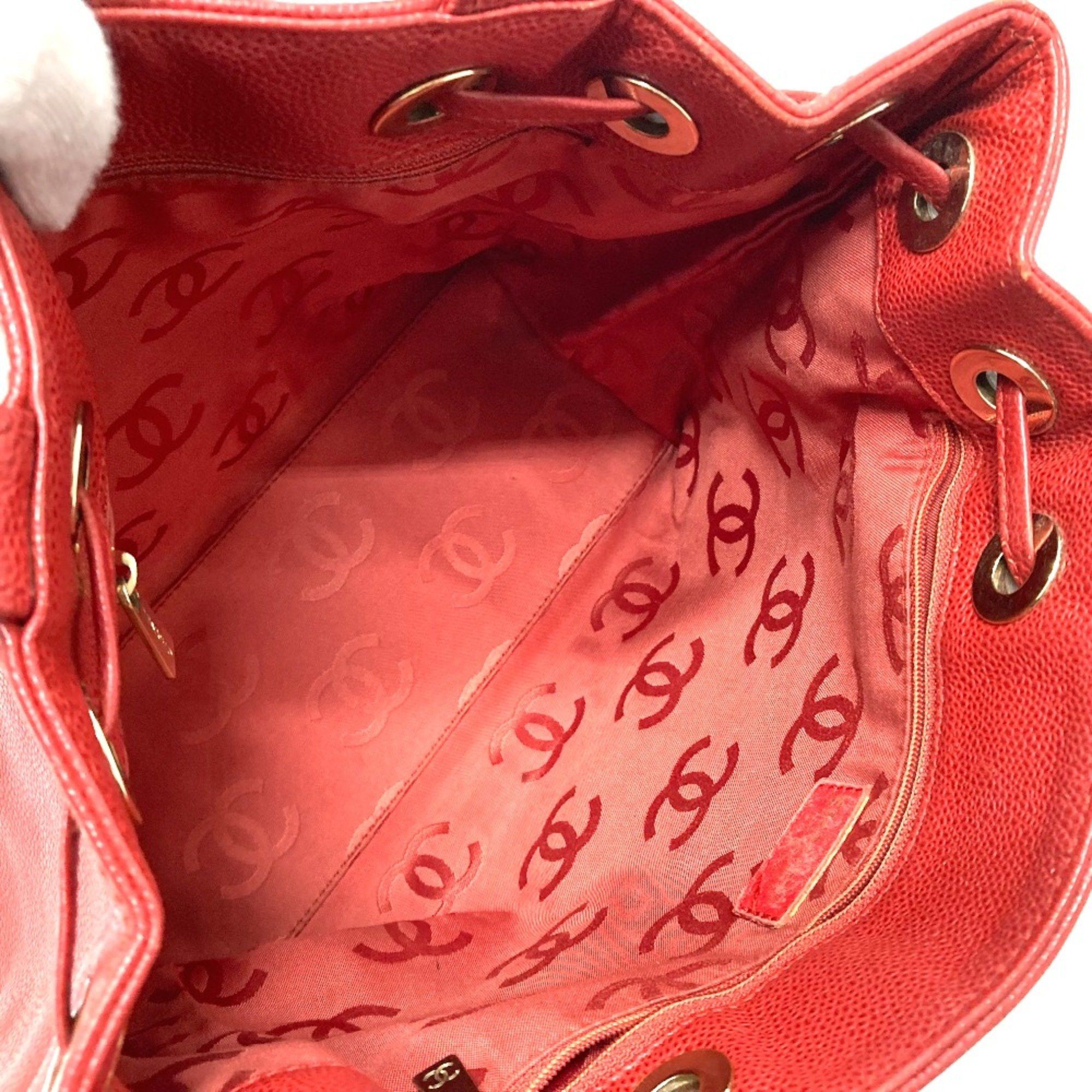 Chanel Chanel CC Mark bag vintage Tote Bag Red Size ONE SIZE - 6 Thumbnail