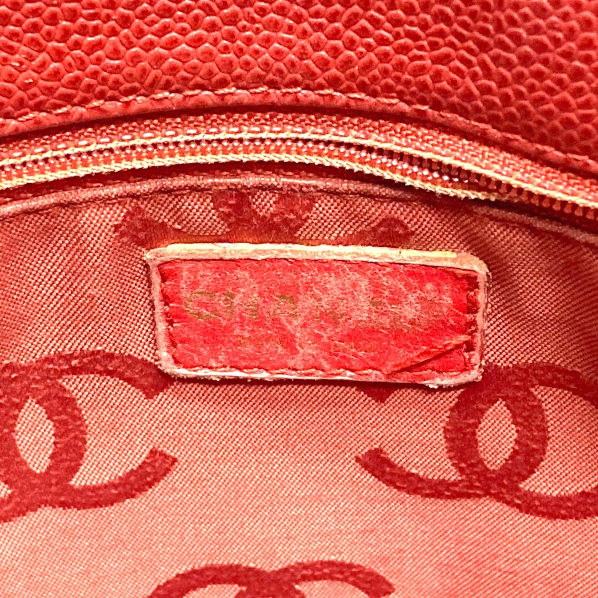 Chanel Chanel CC Mark bag vintage Tote Bag Red Size ONE SIZE - 7 Thumbnail
