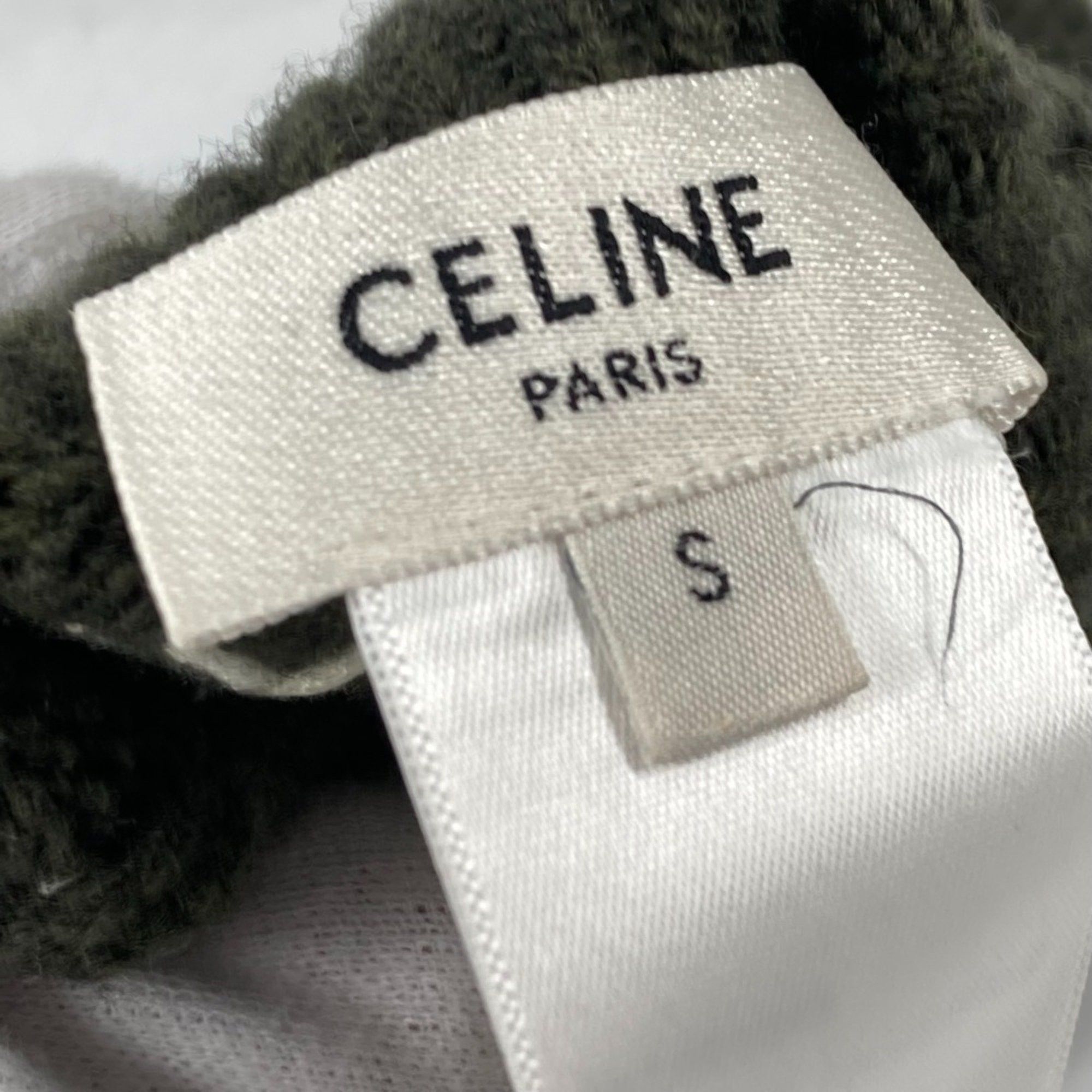 Celine CELINE 2AC55588S gloves Glove khaki White Size ONE SIZE - 6 Thumbnail