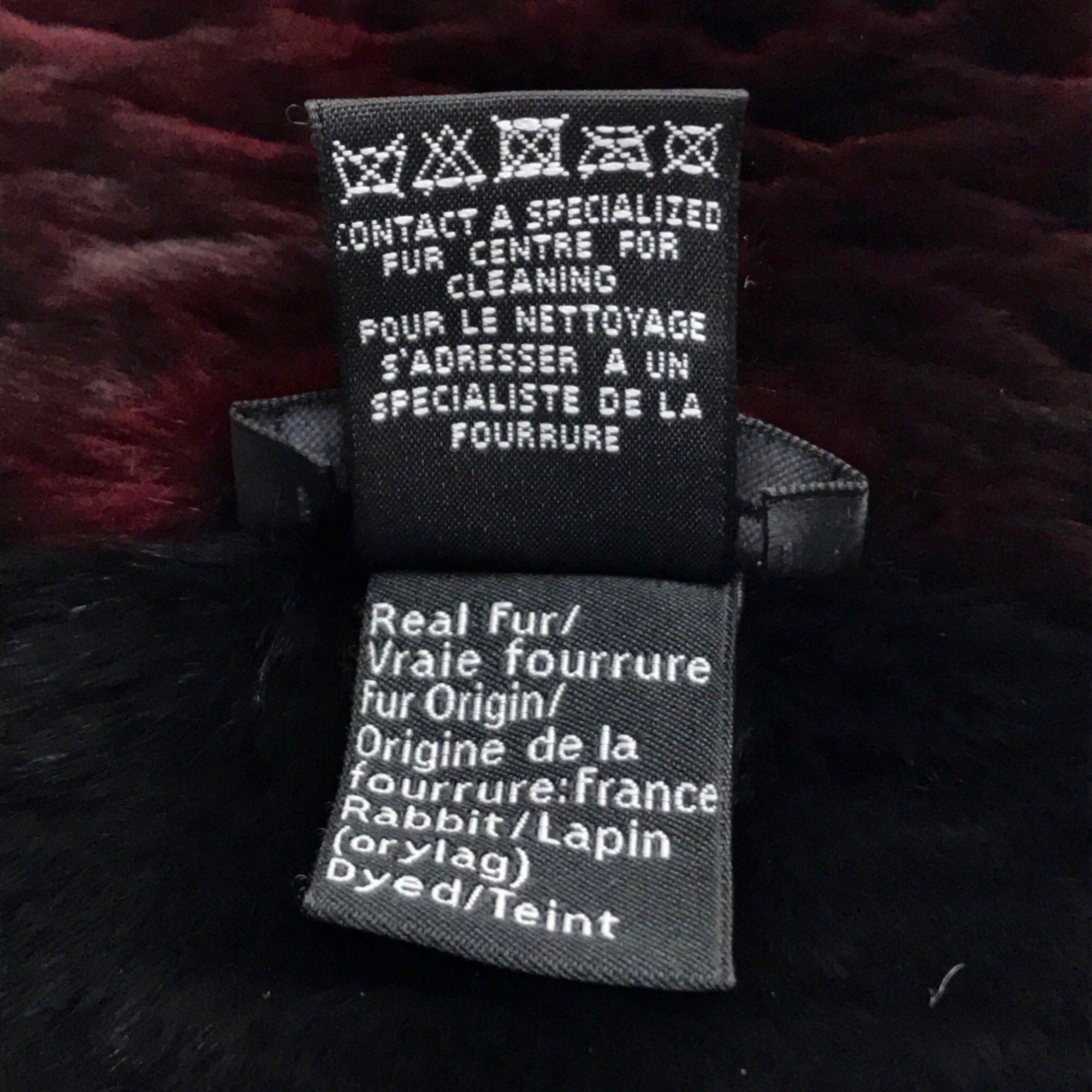 Chanel Chanel CC Mark Scarf Red Bordeaux Black Size ONE SIZE - 9 Thumbnail