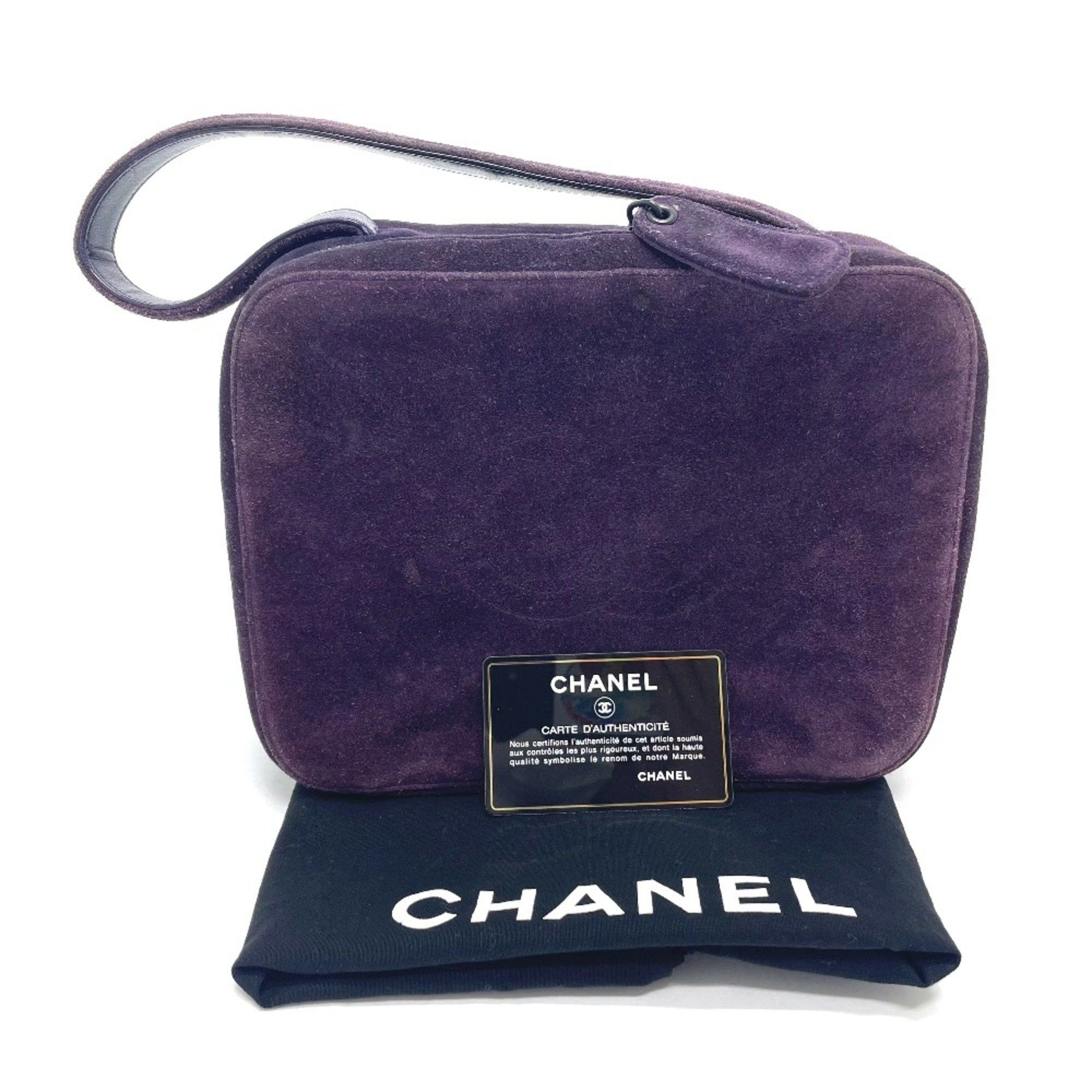 Chanel Chanel CC Mark bag fashion accessory handbag Hand Bag purple Size ONE SIZE - 10 Thumbnail