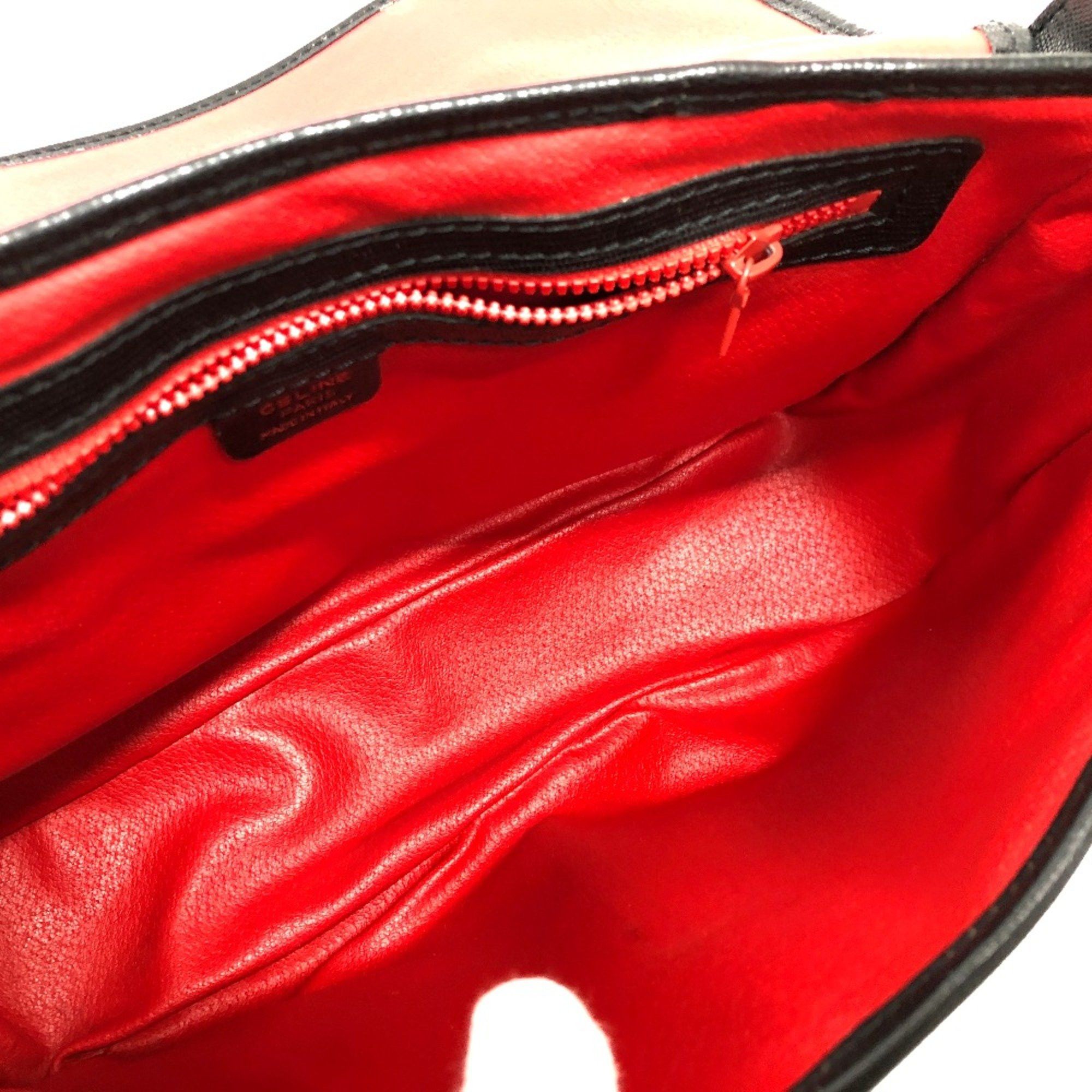 Celine CELINE Double pocket 2WAY bag Shoulder Bag Black GoldHardware Size ONE SIZE - 13 Thumbnail