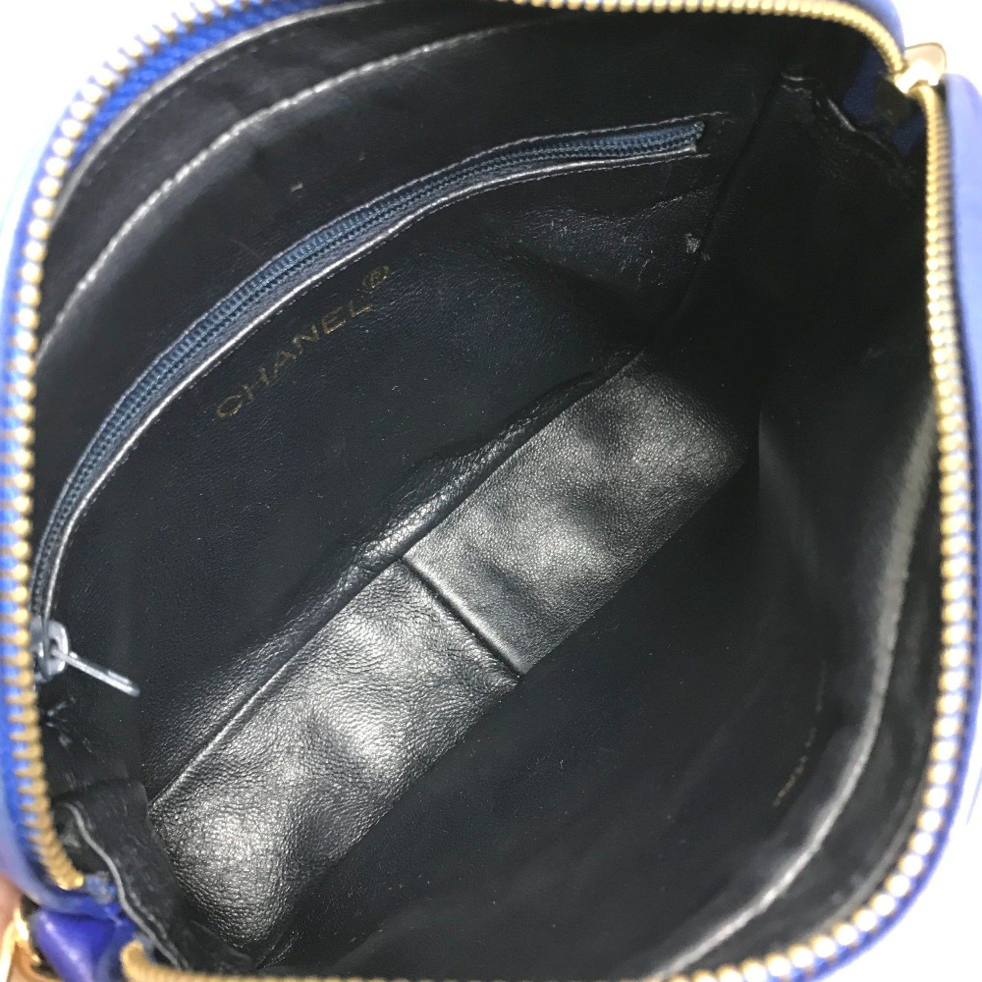 Chanel Chanel CC Mark CC bag shawl Shoulder Bag blue GoldHardware Size ONE SIZE - 12 Thumbnail