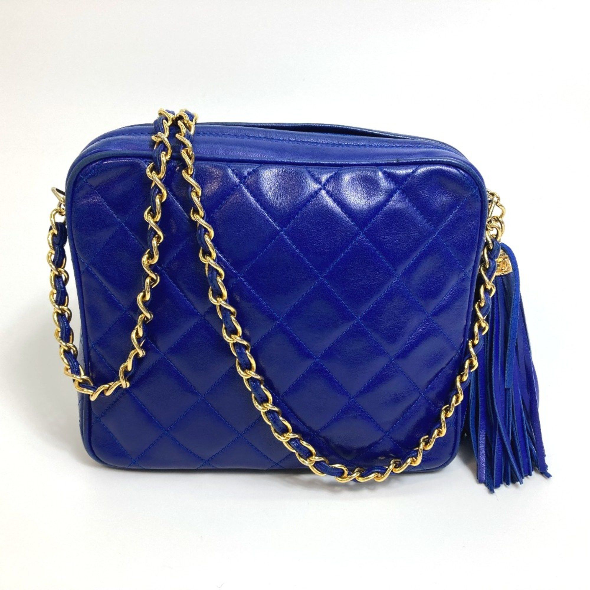 Chanel Chanel CC Mark CC bag shawl Shoulder Bag blue GoldHardware Size ONE SIZE - 2 Thumbnail