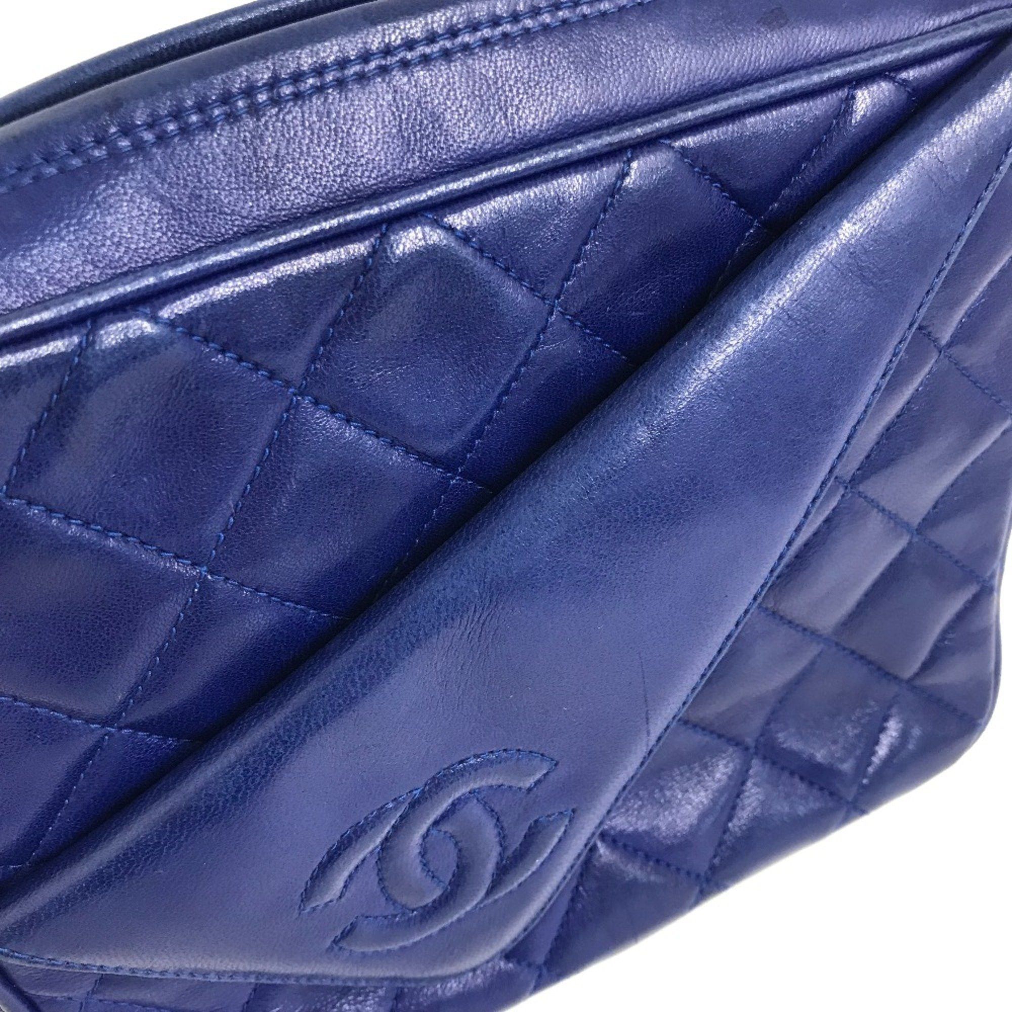 Chanel Chanel CC Mark CC bag shawl Shoulder Bag blue GoldHardware Size ONE SIZE - 13 Thumbnail