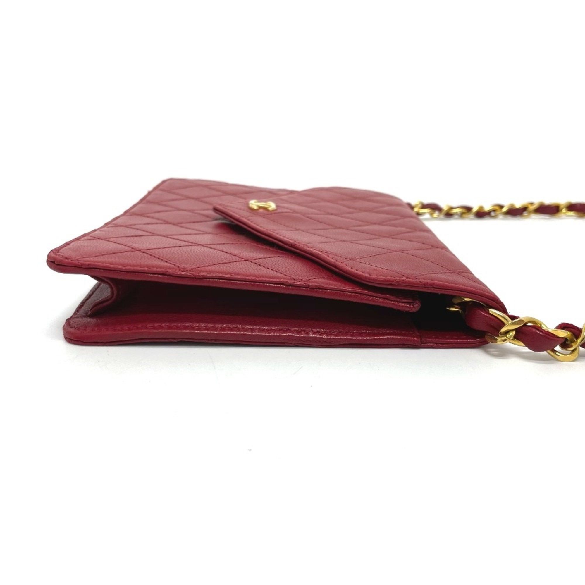 Chanel Chanel Bicolole Bag Chain Shoulder Shoulder Bag Red x GoldHardware Size ONE SIZE - 3 Thumbnail
