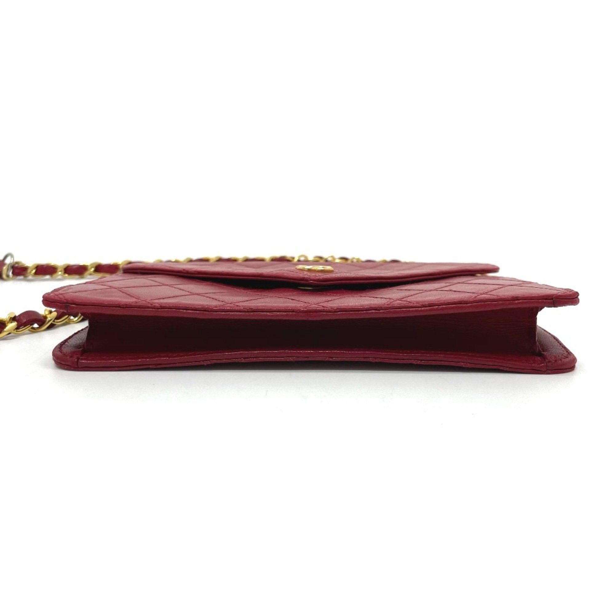Chanel Chanel Bicolole Bag Chain Shoulder Shoulder Bag Red x GoldHardware Size ONE SIZE - 4 Thumbnail