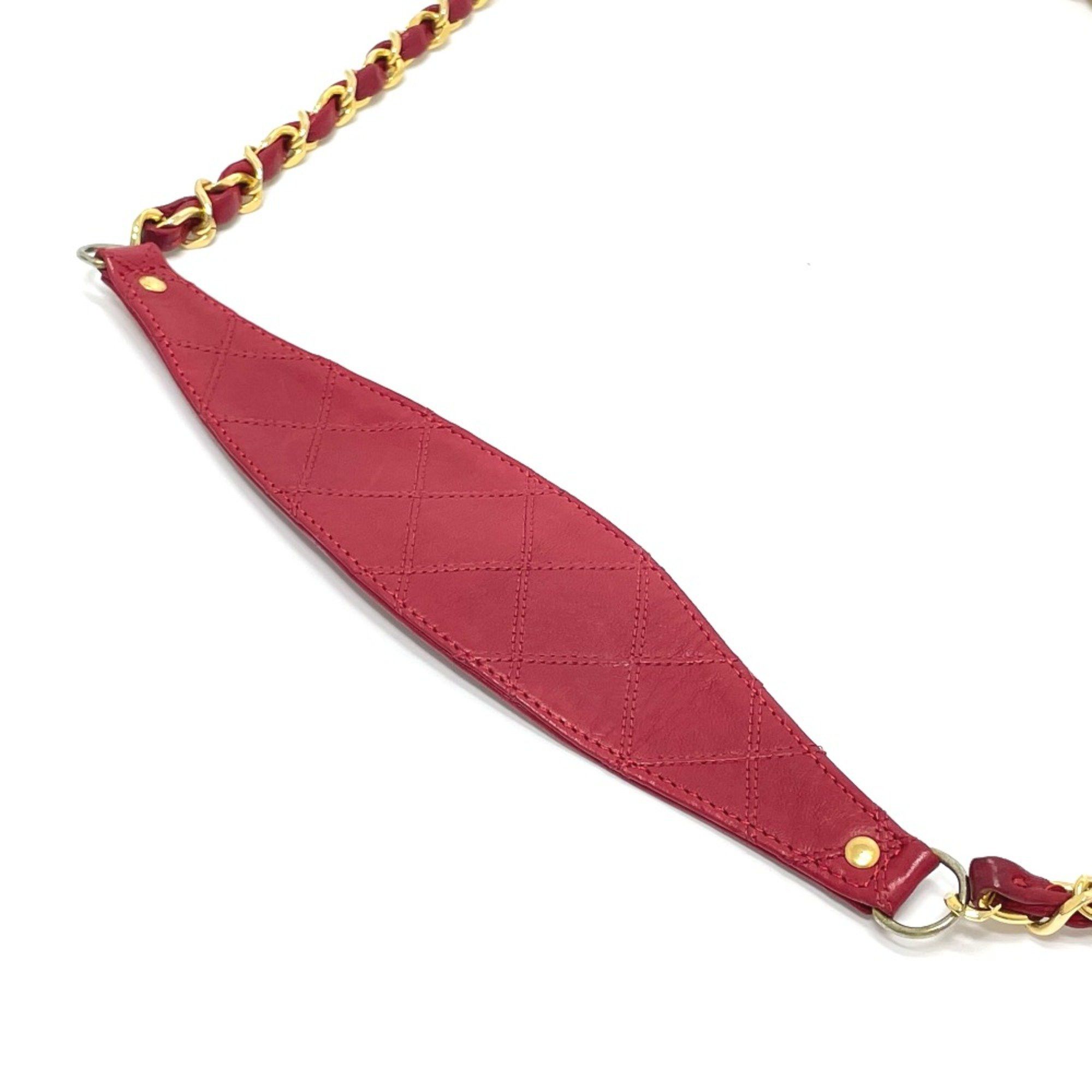 Chanel Chanel Bicolole Bag Chain Shoulder Shoulder Bag Red x GoldHardware Size ONE SIZE - 9 Thumbnail