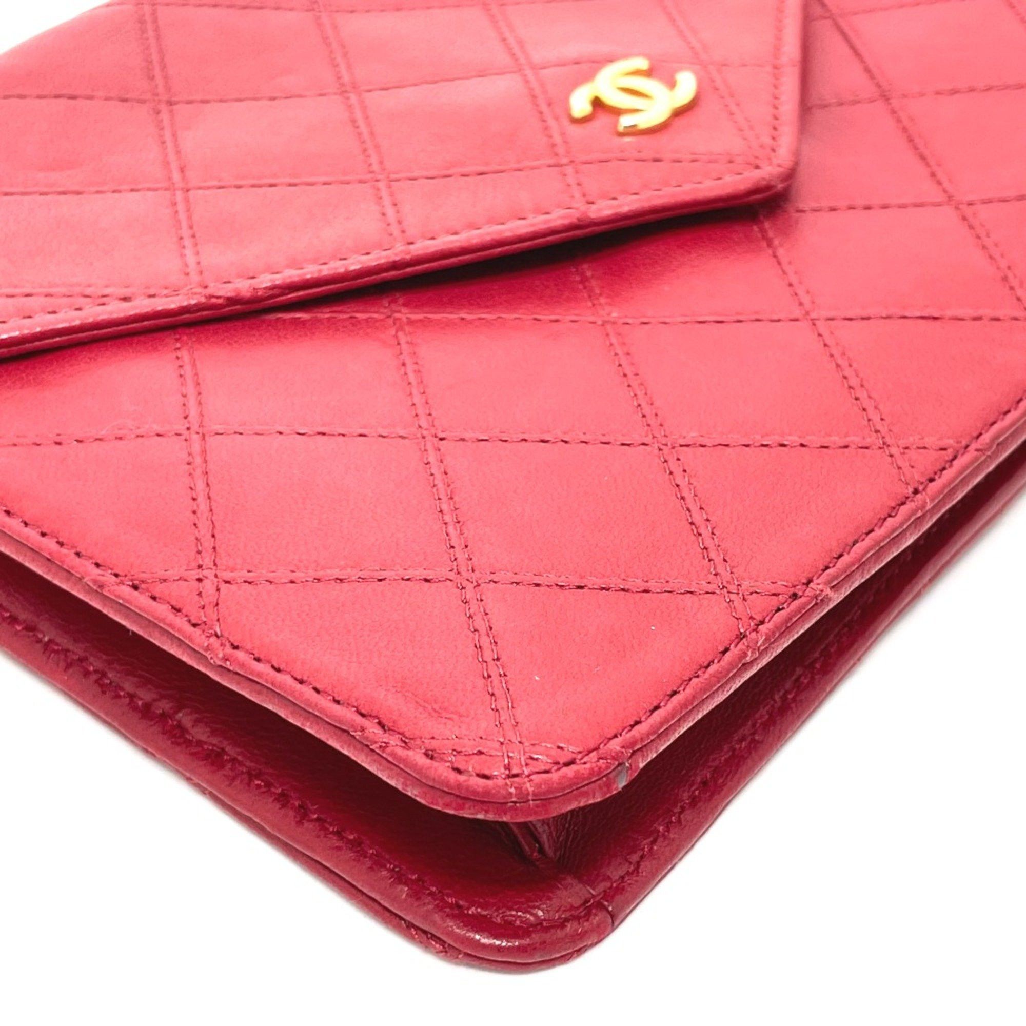 Chanel Chanel Bicolole Bag Chain Shoulder Shoulder Bag Red x GoldHardware Size ONE SIZE - 6 Thumbnail