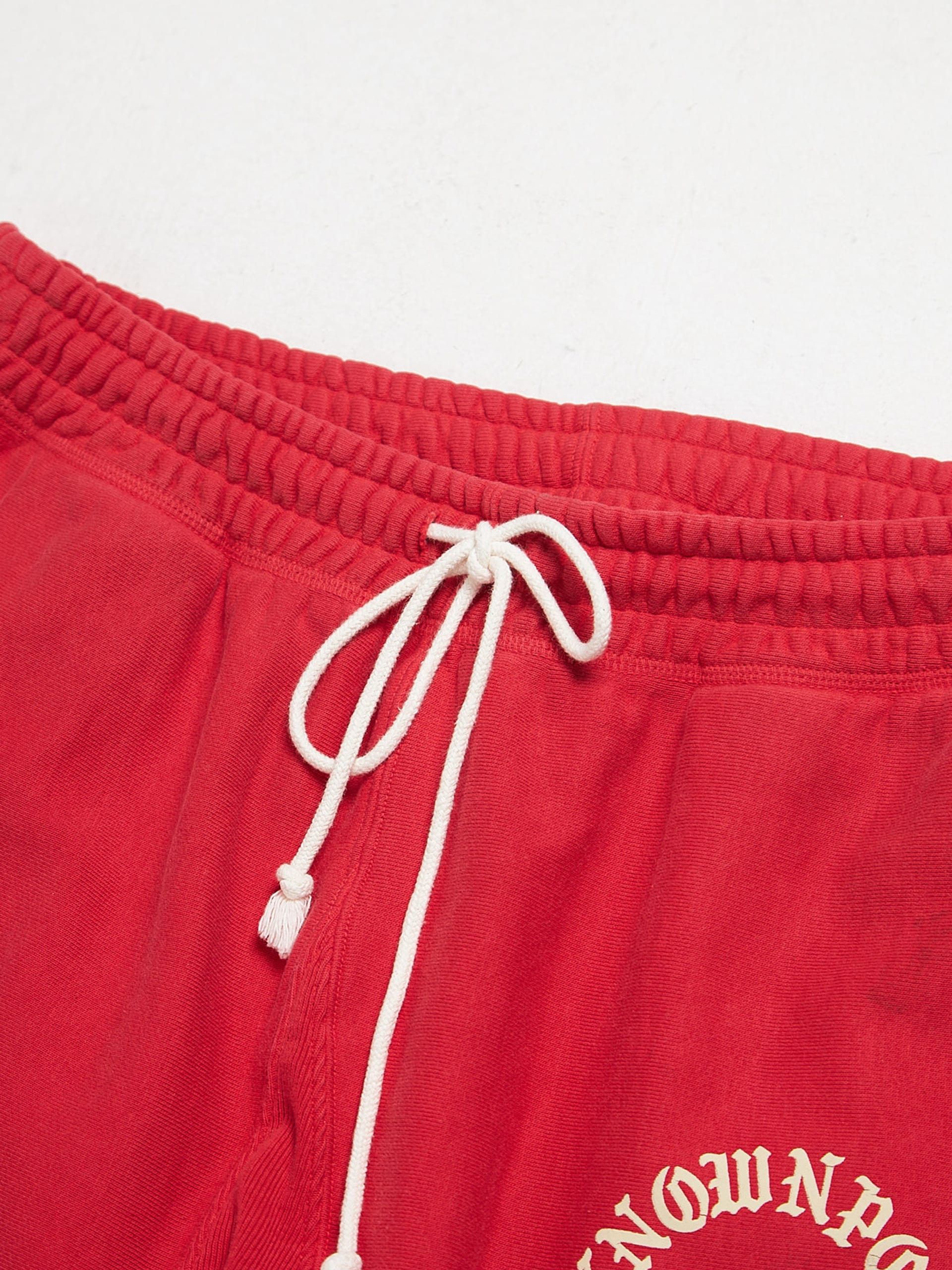 Saint Michael Red Logo Printed Laced Cotton Pants Size US 34 / EU 50 - 3 Thumbnail