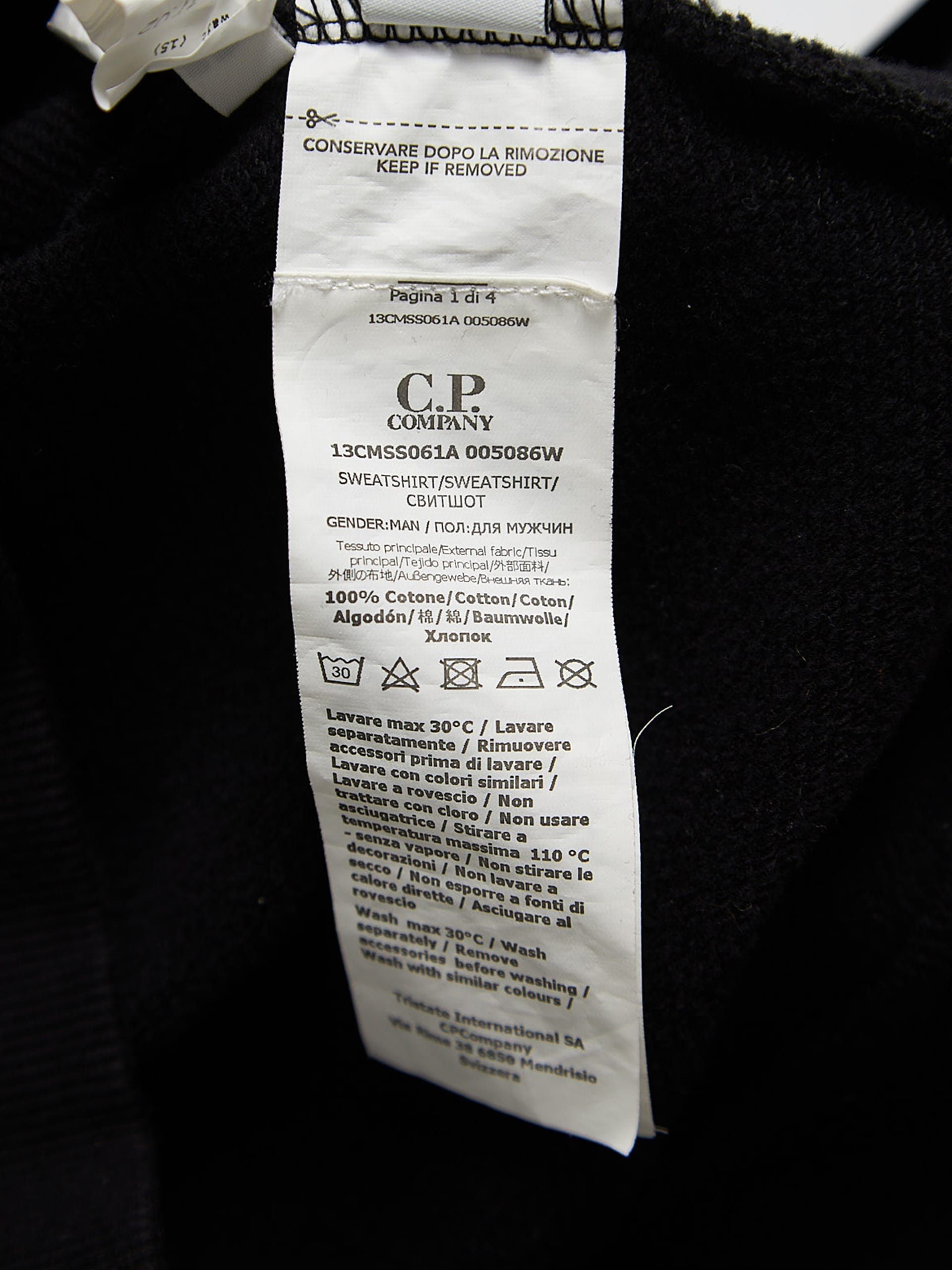 C.P. Company Black Cotton Zipped Light Jacket Size US M / EU 48-50 / 2 - 4 Thumbnail