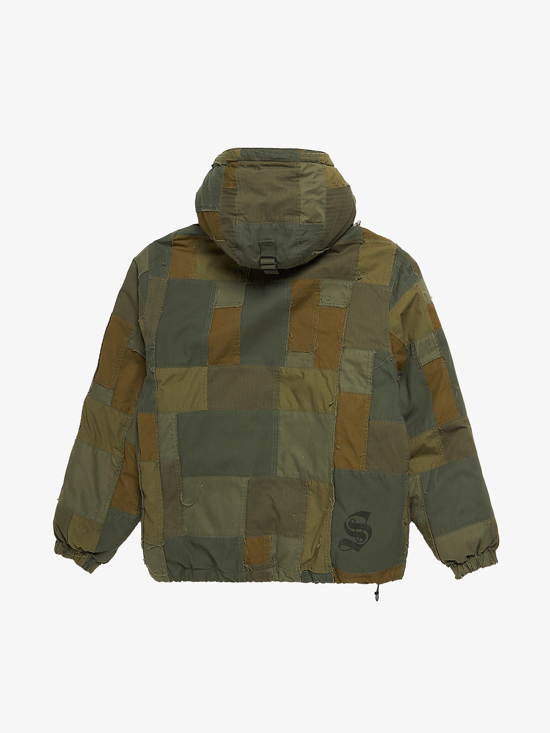 Supreme Khaki Zipped Distresse Cotton Downjacket Size US L / EU 52-54 / 3 - 2 Thumbnail