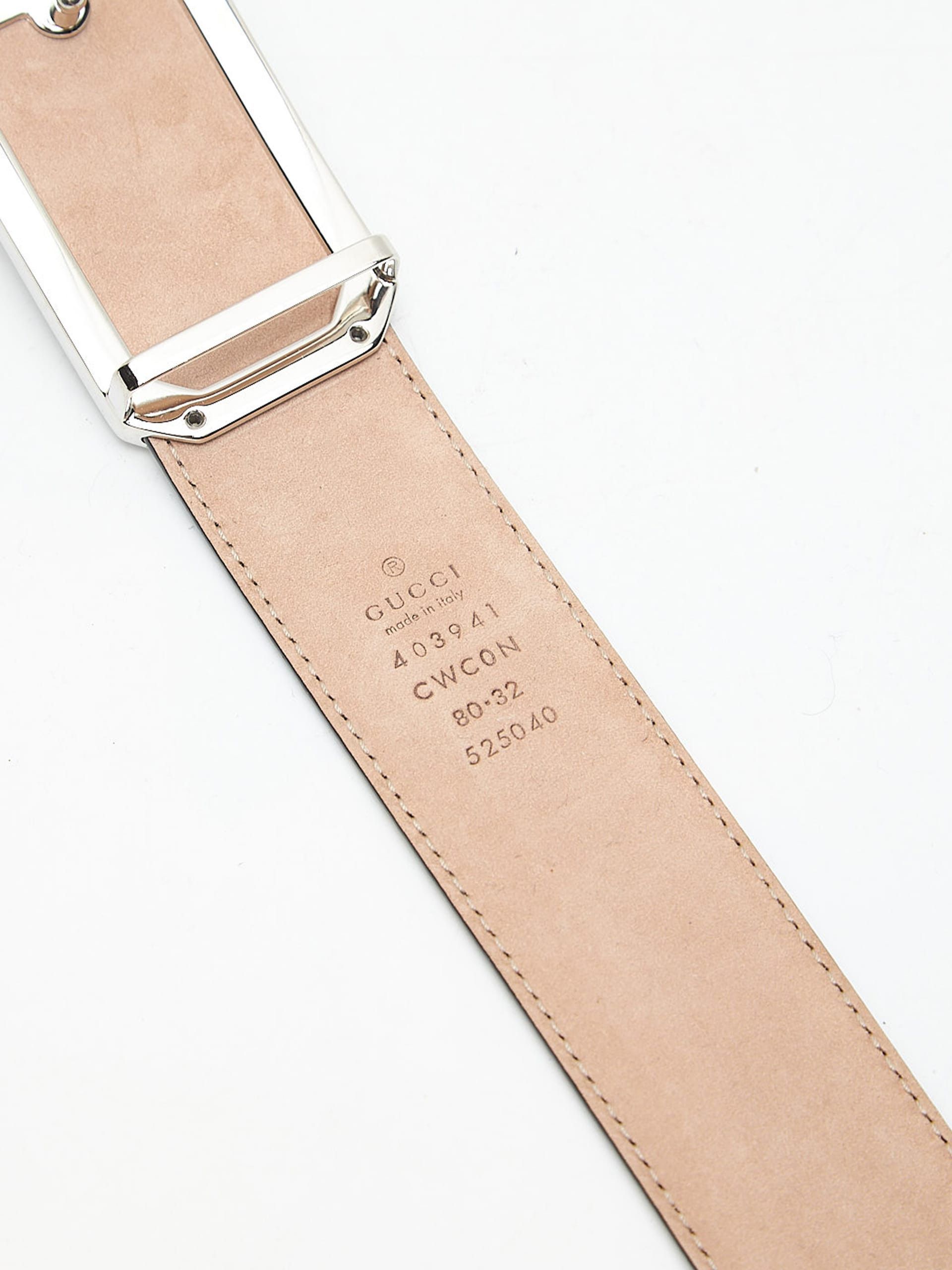 Gucci Black Multi-Logo Belt Size ONE SIZE - 4 Thumbnail