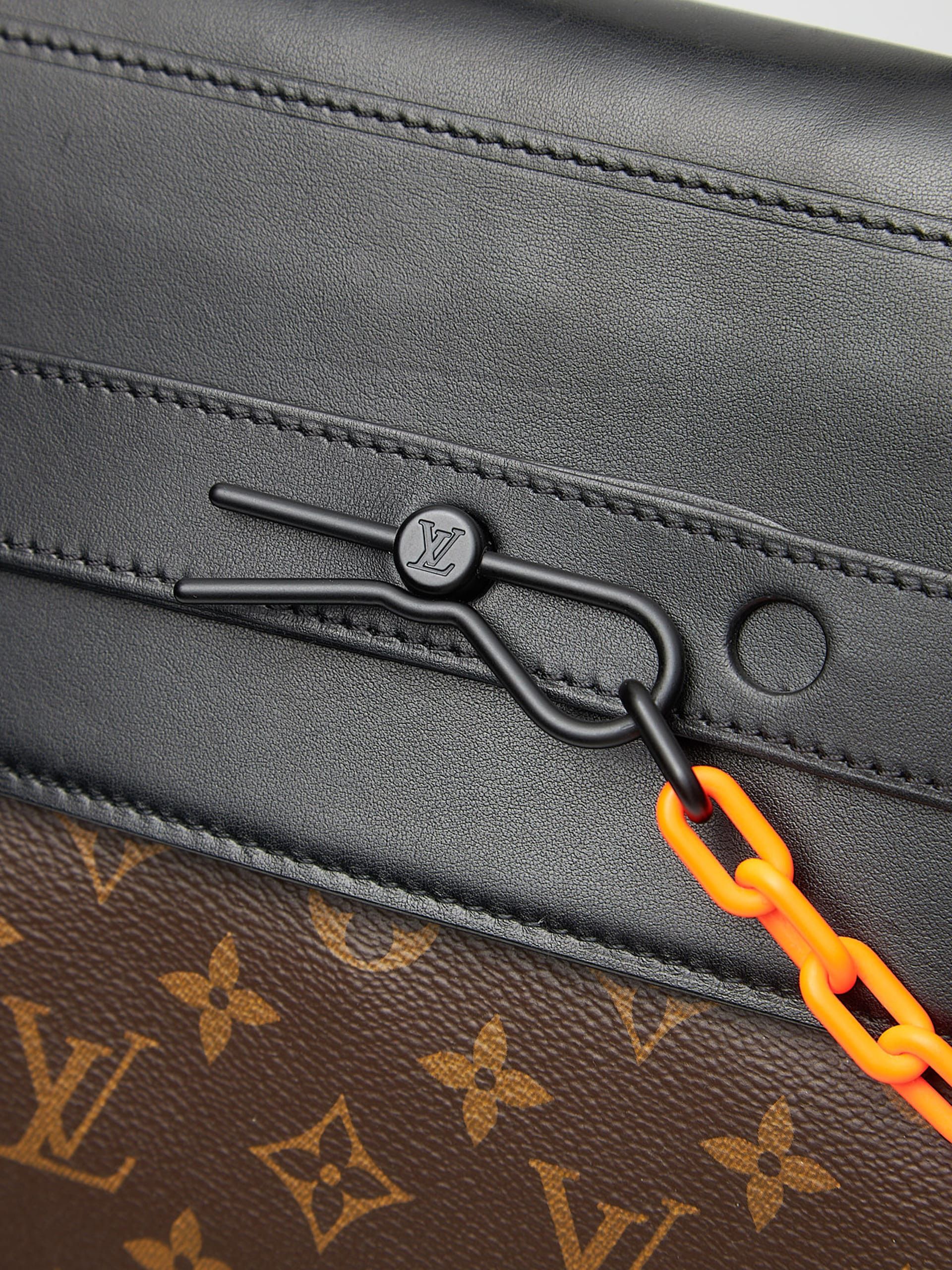Louis Vuitton Brown Contrast Chain Detailed Leather Bag Size ONE SIZE - 3 Thumbnail