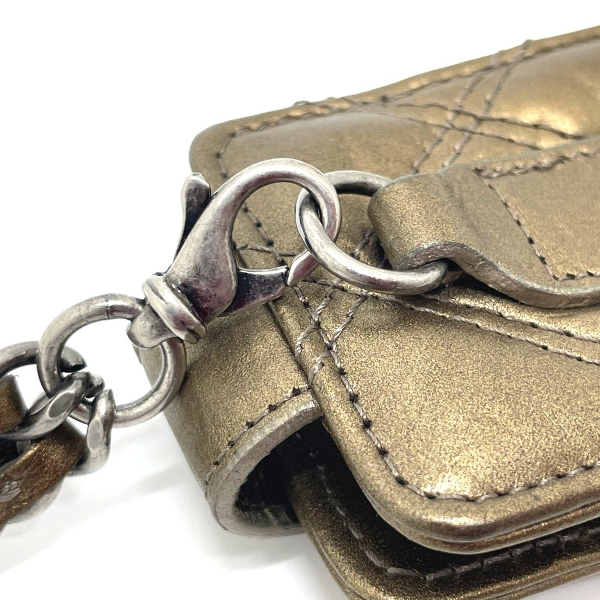 Chanel Chanel A32475 06A Matelasse Multi case mini Chain Shoulder Bag Gold x SilverHardware Size ONE SIZE - 10 Thumbnail