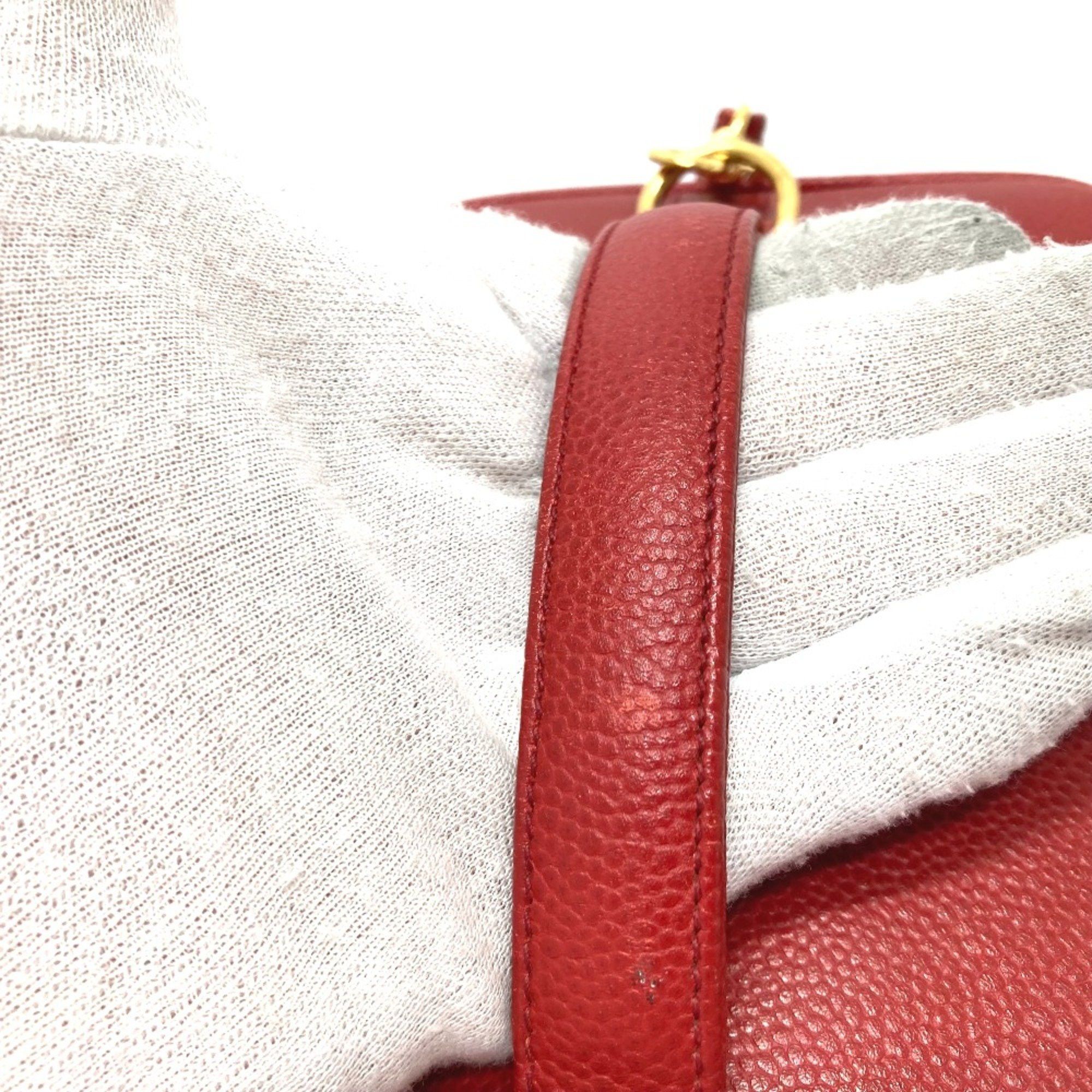 Chanel Chanel CC Mark Bag 2WAY Shoulder Bag Red GoldHardware Size ONE SIZE - 3 Thumbnail