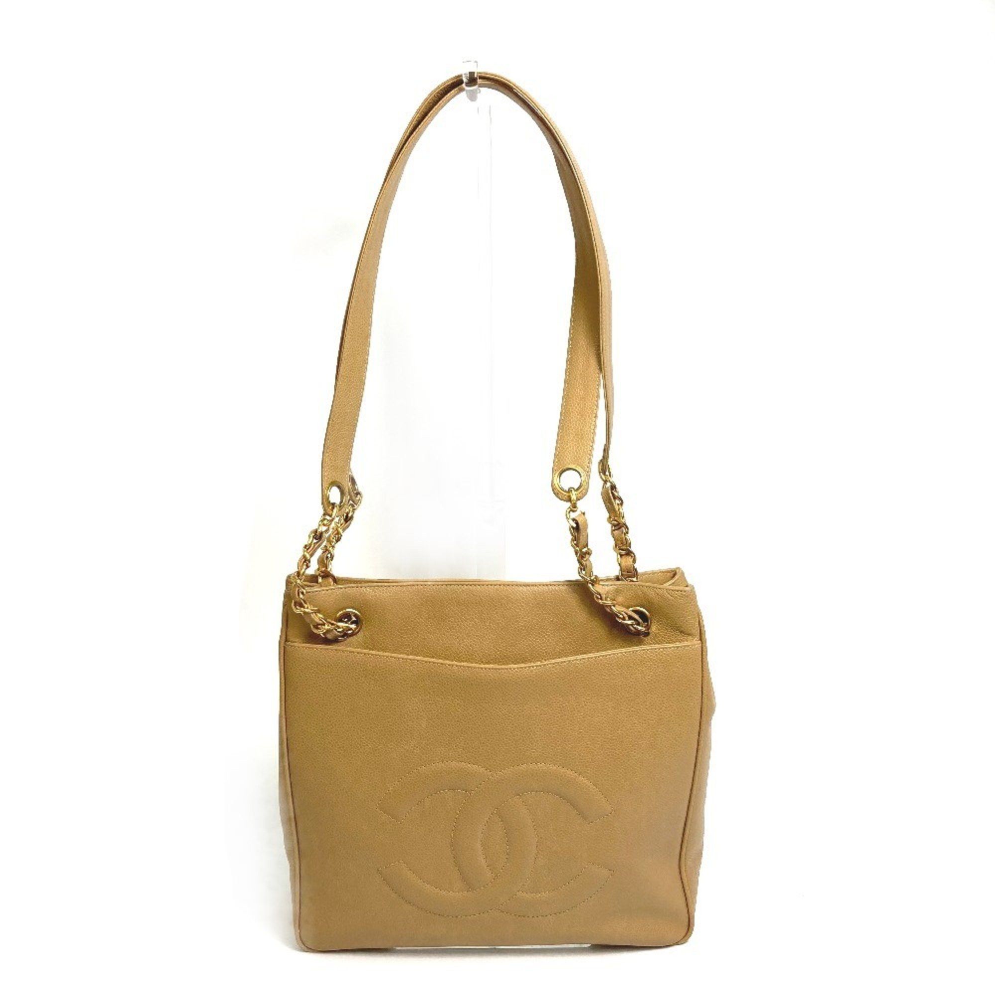 Chanel Chanel CC Mark bag shawl Shoulder Bag Beige GoldHardware Size ONE SIZE - 2 Thumbnail