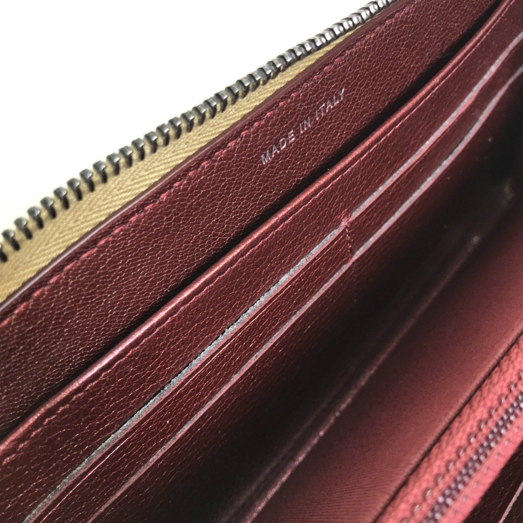 Chanel Chanel Gradation Zip Around Long Wallet Gold x Brown Size ONE SIZE - 13 Thumbnail