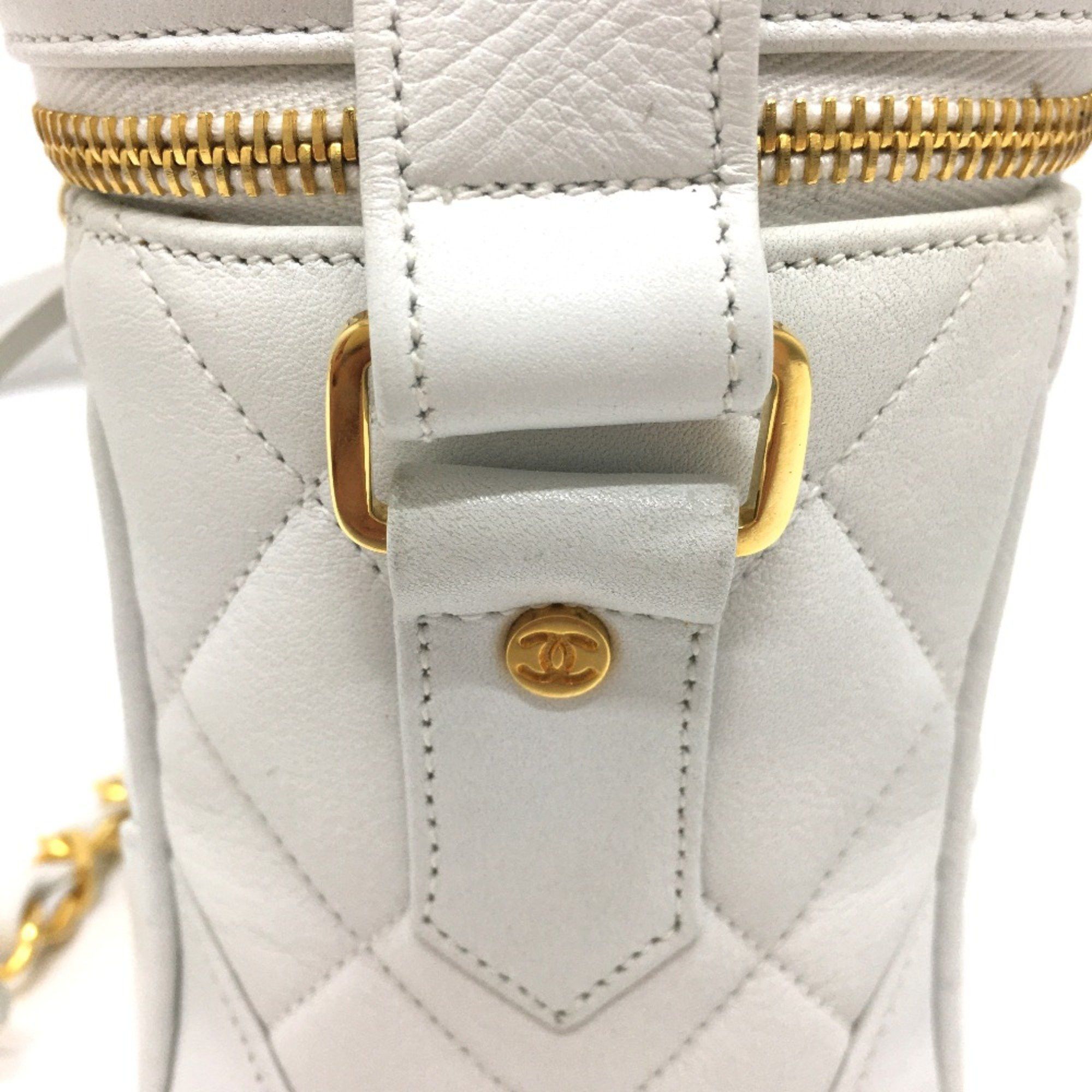 Chanel Chanel CC Mark Vanity Shoulder Bag White GoldHardware Size ONE SIZE - 6 Thumbnail