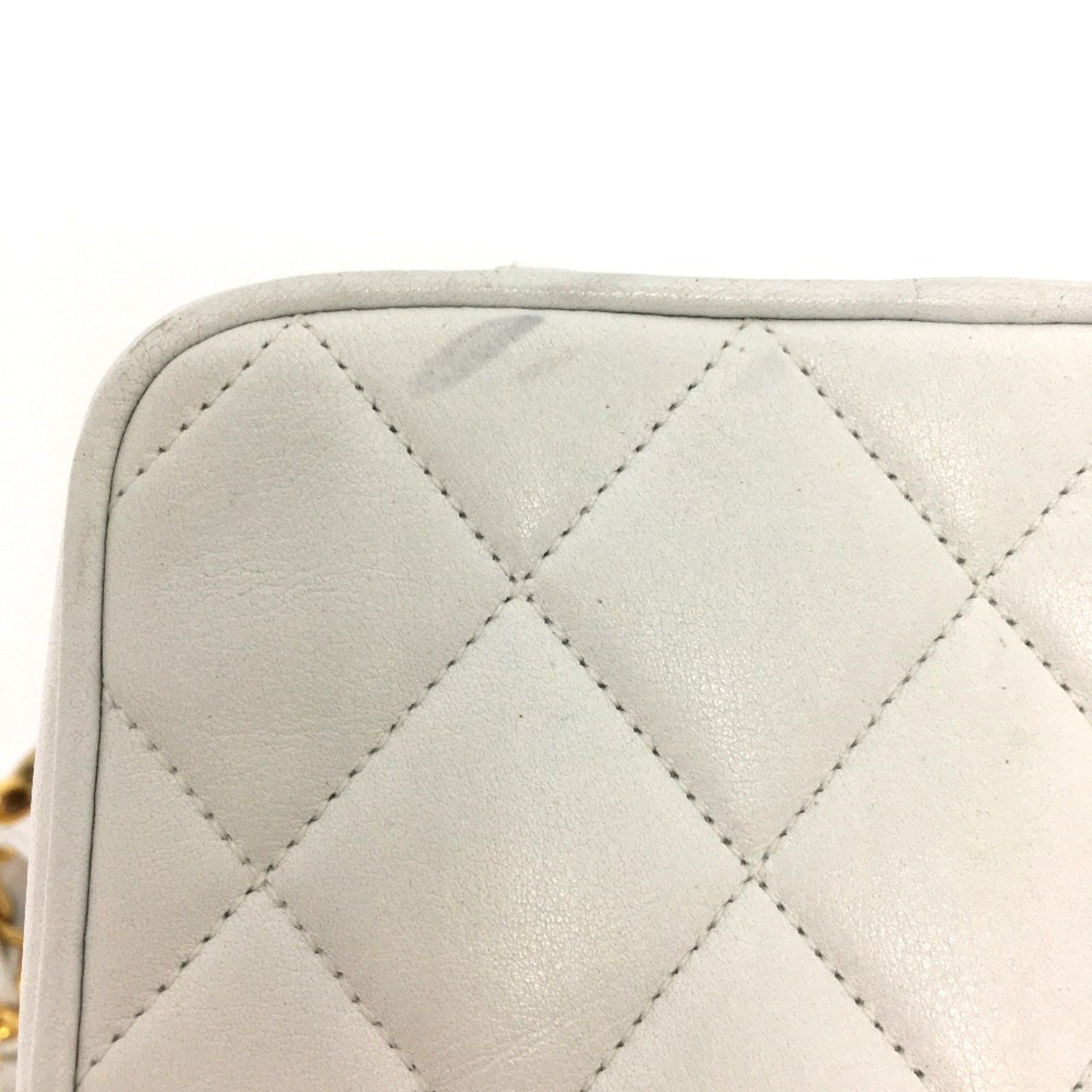 Chanel Chanel CC Mark Vanity Shoulder Bag White GoldHardware Size ONE SIZE - 5 Thumbnail