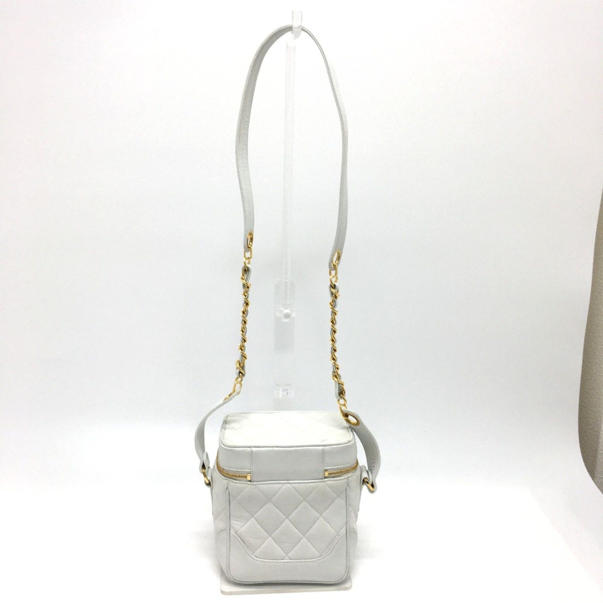 Chanel Chanel CC Mark Vanity Shoulder Bag White GoldHardware Size ONE SIZE - 2 Thumbnail