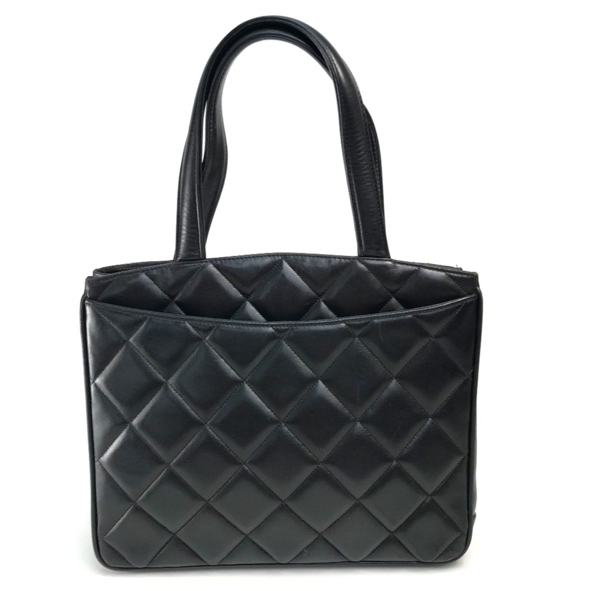 Chanel Chanel CC Mark Bag Hand Bag Tote Bag Black x GoldHardware Size ONE SIZE - 2 Thumbnail