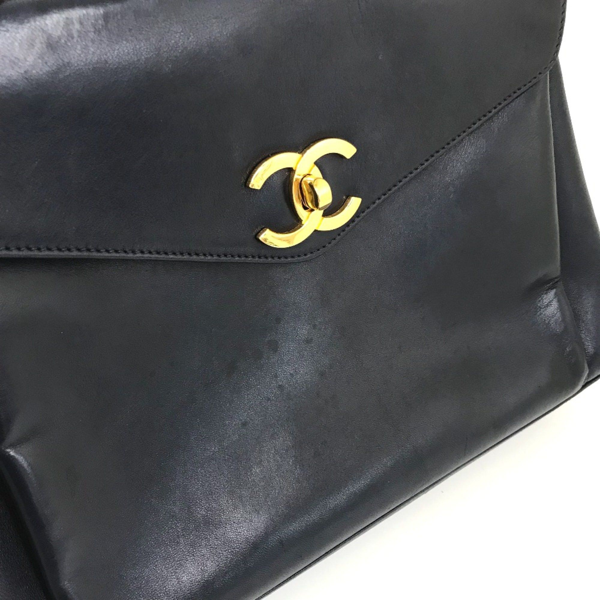 Chanel Chanel CC Mark Bag Chain Tote Bag shawl Shoulder Bag Navy GoldHardware Size ONE SIZE - 5 Thumbnail