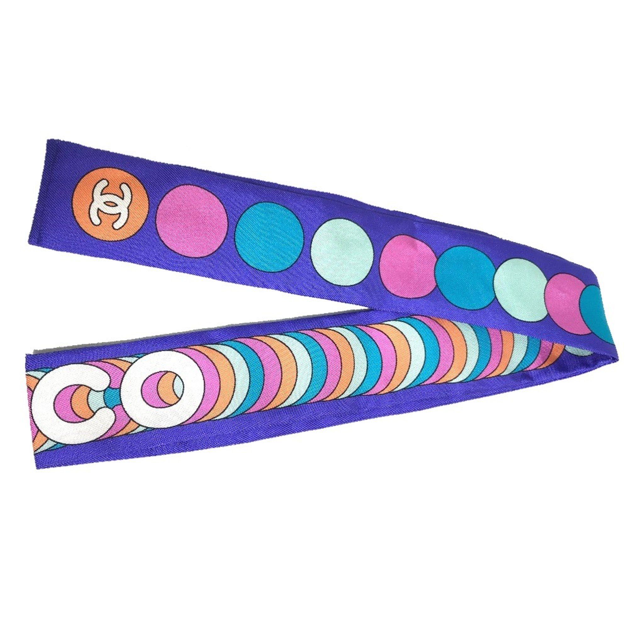 Chanel Chanel Bandeau Scarf Multicolore Size ONE SIZE - 2 Thumbnail