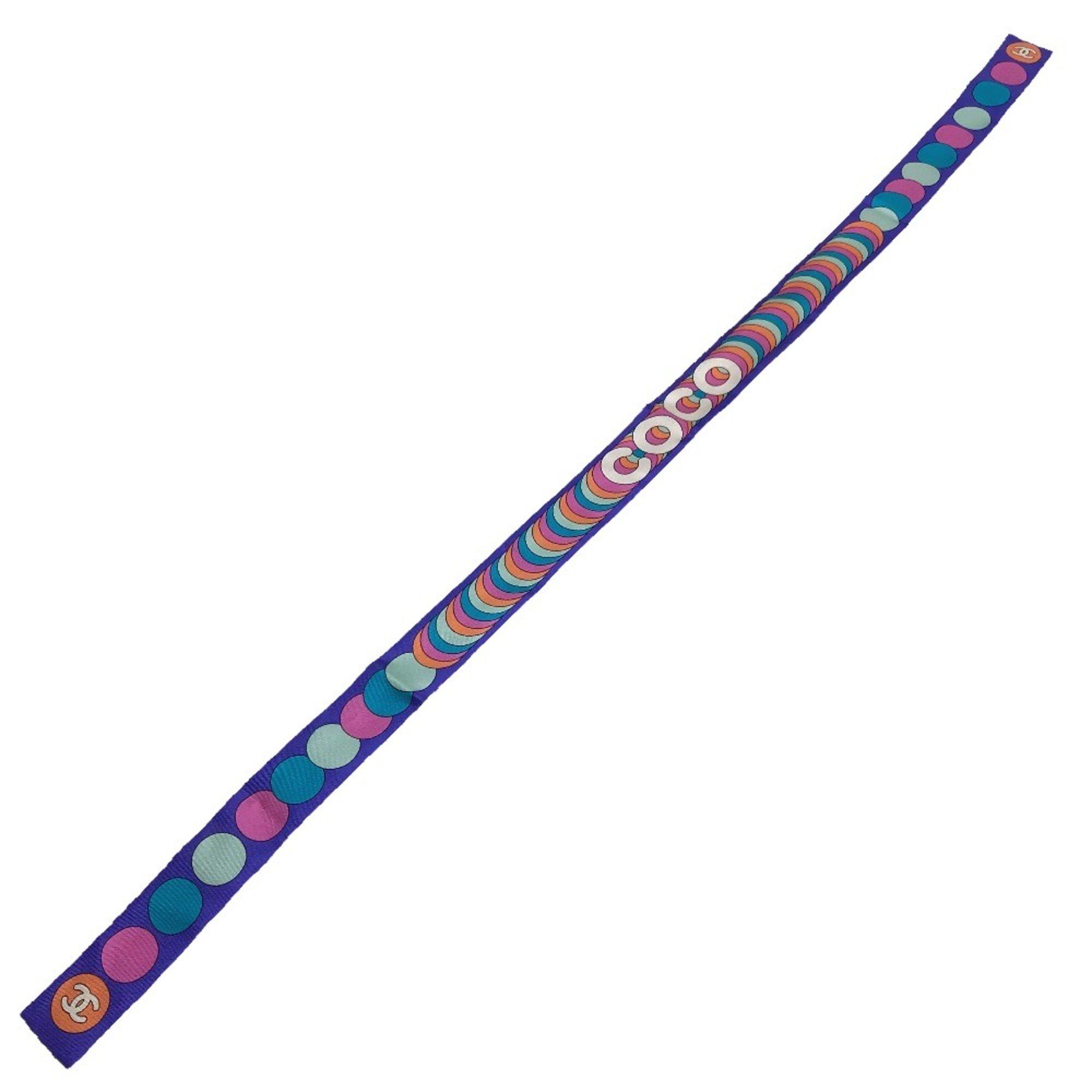 Chanel Chanel Bandeau Scarf Multicolore Size ONE SIZE - 7 Thumbnail