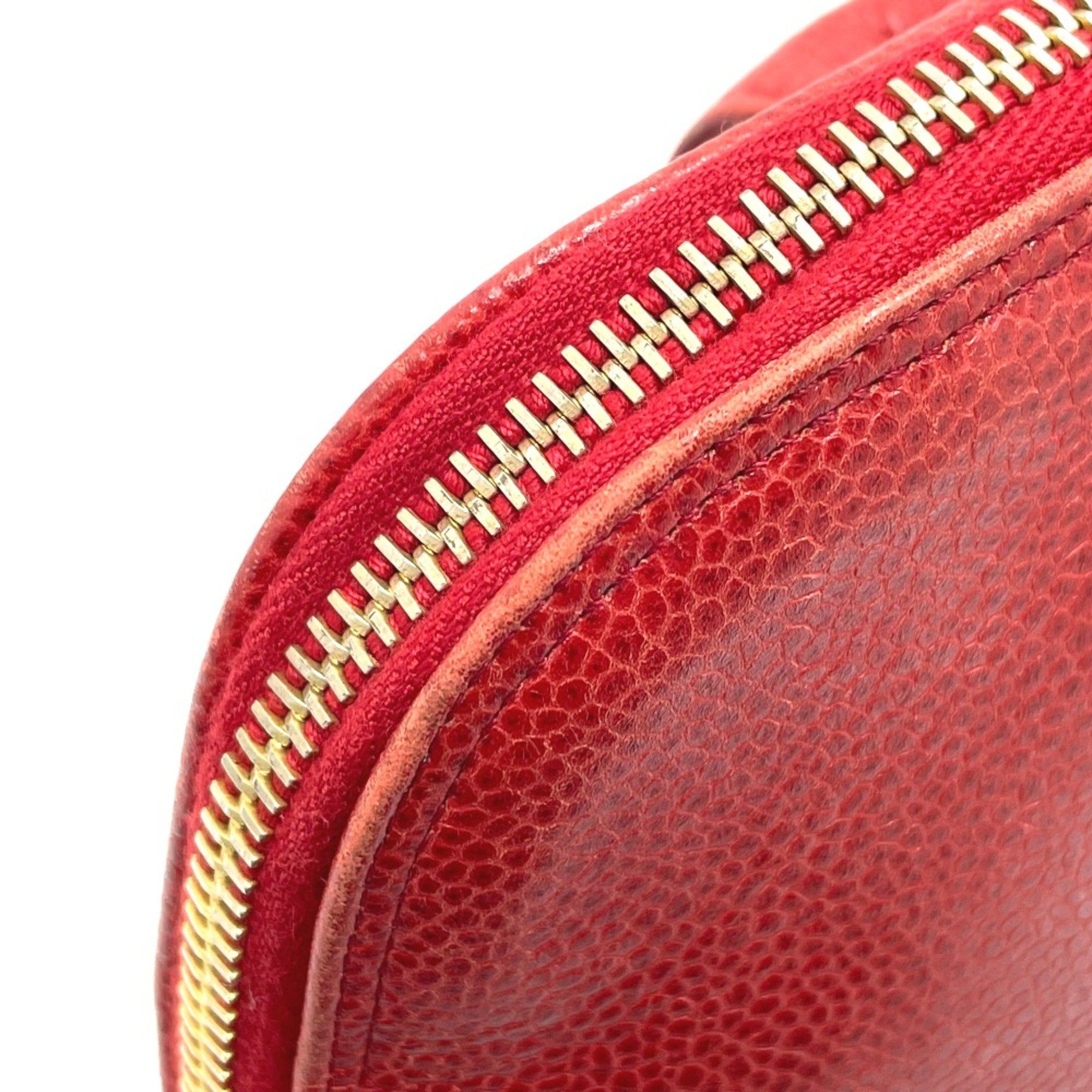 Chanel Chanel CC Mark Bag Tote Bag Shoulder Bag Red GoldHardware Size ONE SIZE - 6 Thumbnail