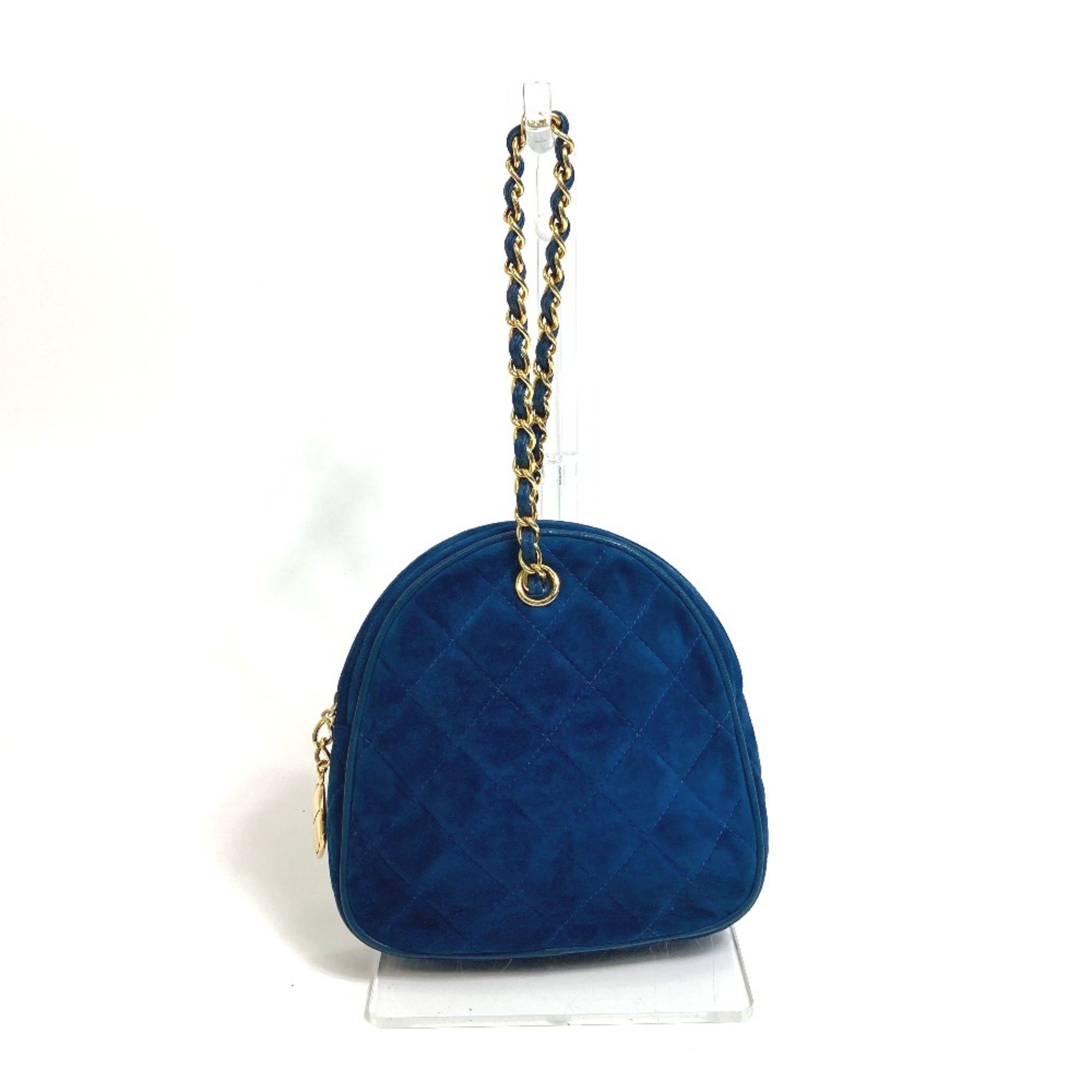 Chanel Chanel CC Mark CC bag party bag Hand Bag blue GoldHardware Size ONE SIZE - 2 Thumbnail