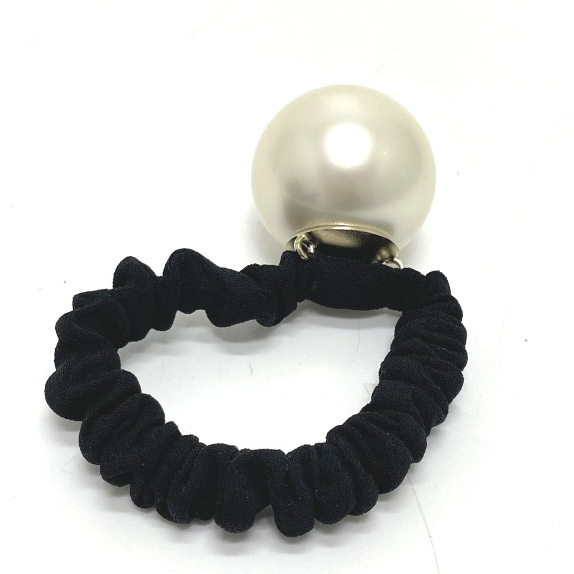 Chanel Chanel CC Mark F22V Hair rubber Black x White Size ONE SIZE - 2 Thumbnail