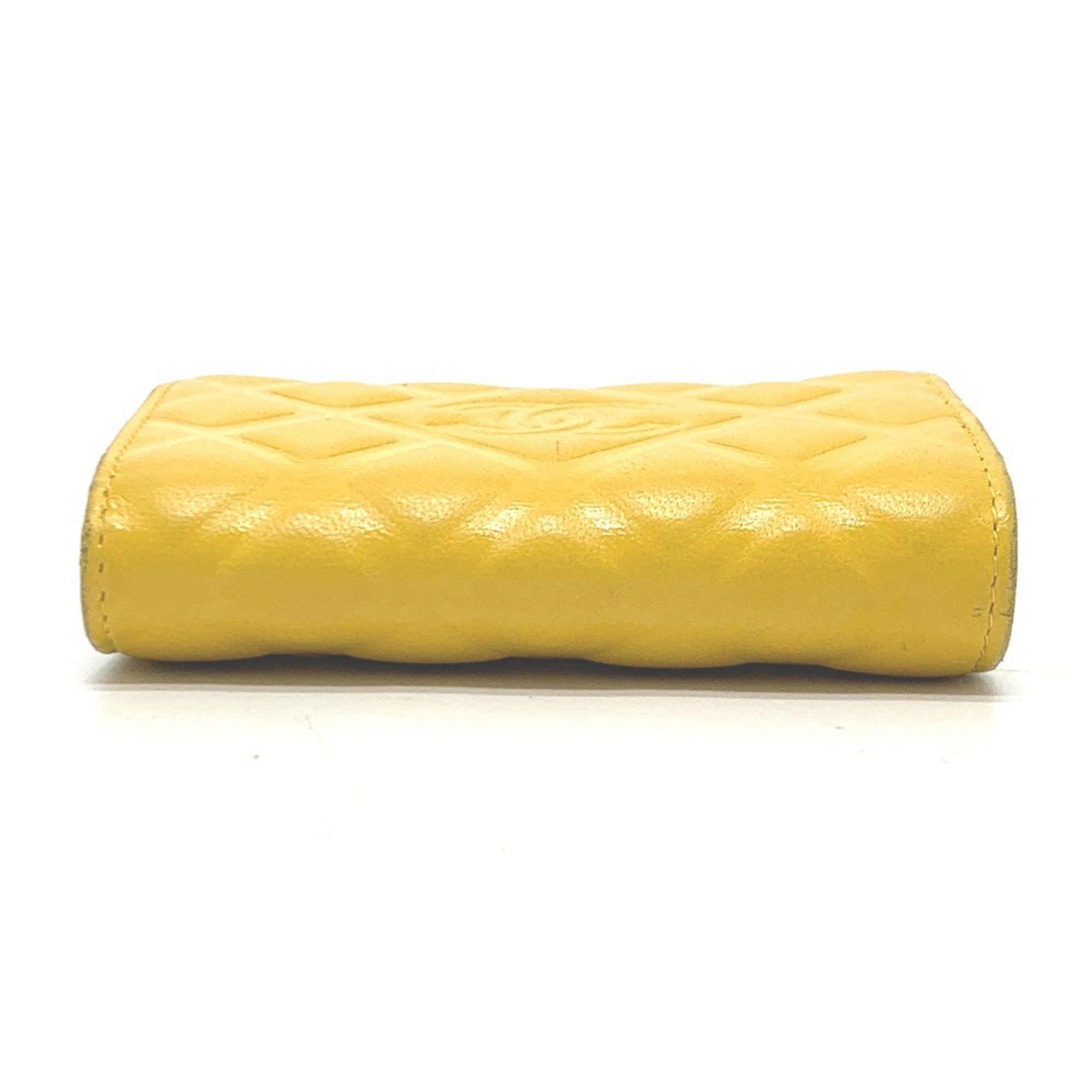 Chanel Chanel CC Mark 4 stations with key ring Key Case yellow Size ONE SIZE - 4 Thumbnail